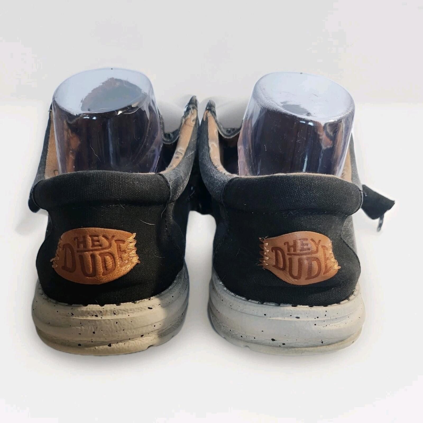 Other Men’s Size 11 Hey Dude Wally Washed Black Canvas Slip On Size US 11 / EU 44 - 3 Thumbnail