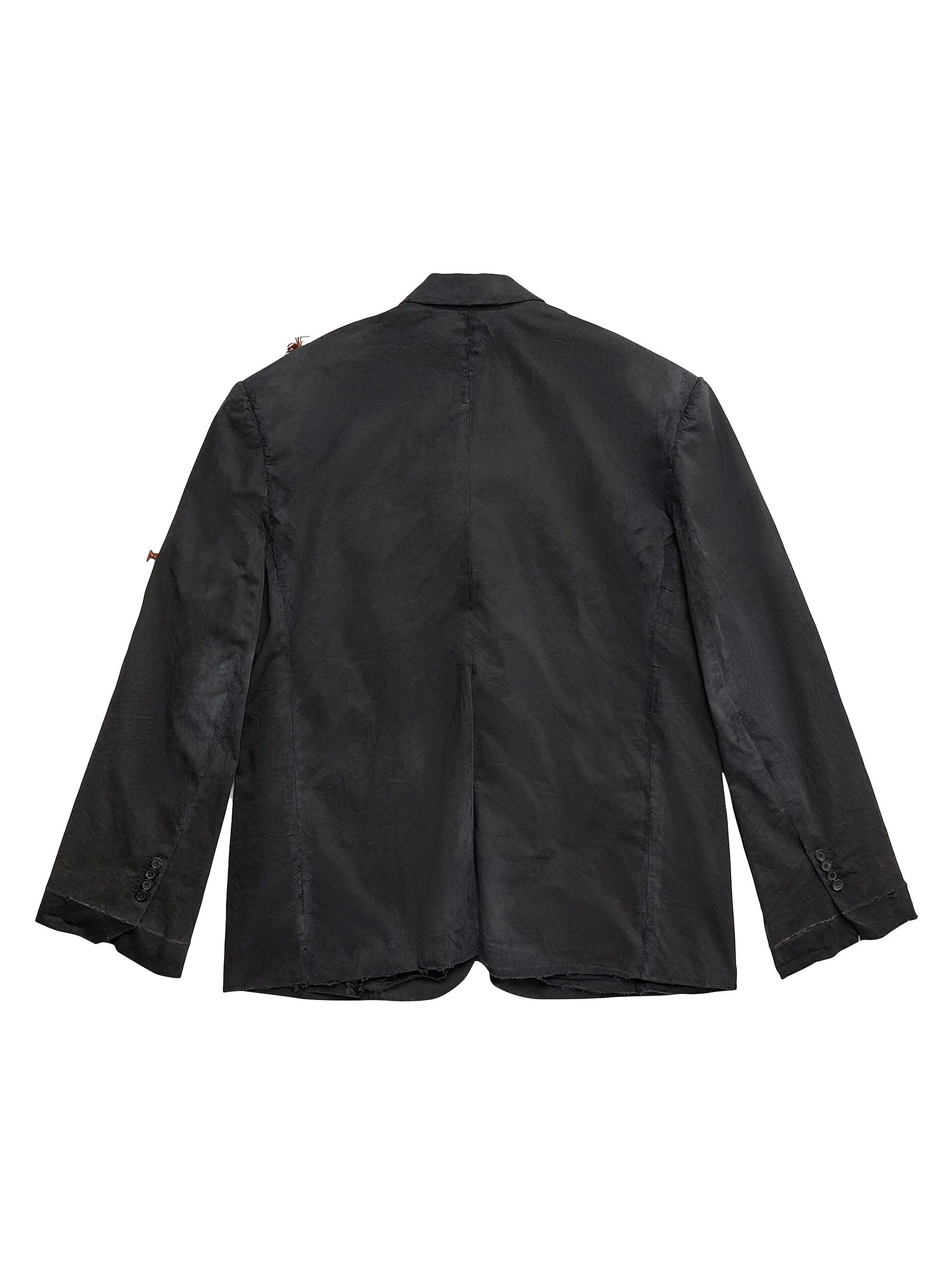 Balenciaga o1w1db10825 Goth Tailored Jacket in Black Size US S / EU 44-46 / 1 - 3 Thumbnail