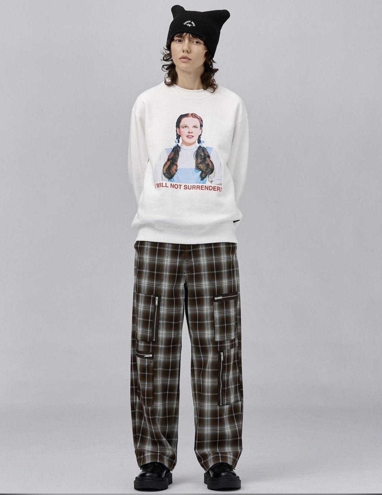 GU × Undercover Gu x undercover Multipocket Zipper Plaid Baggy Pant Size US 35 - 1 Thumbnail