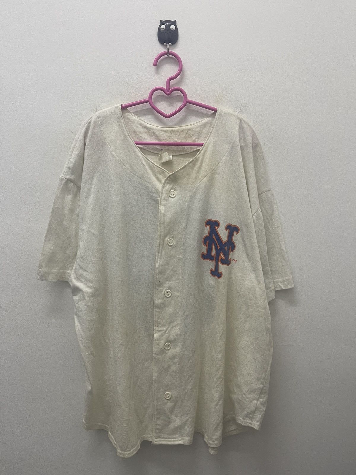 MLB Rare Vintage New York Mets 03 Baseball Team Size US XL / EU 56 / 4 - 2 Thumbnail
