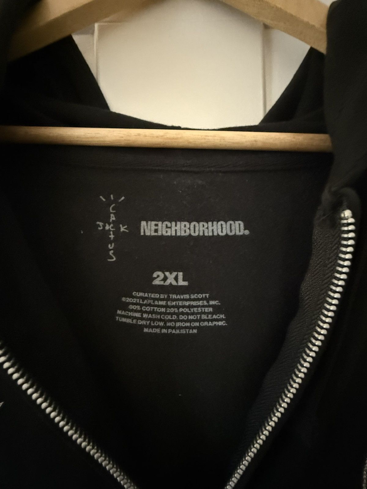 Neighborhood × Travis Scott Travis Scott x Neighborhood Zip Up Hoodie Size US XXL / EU 58 / 5 - 4 Thumbnail