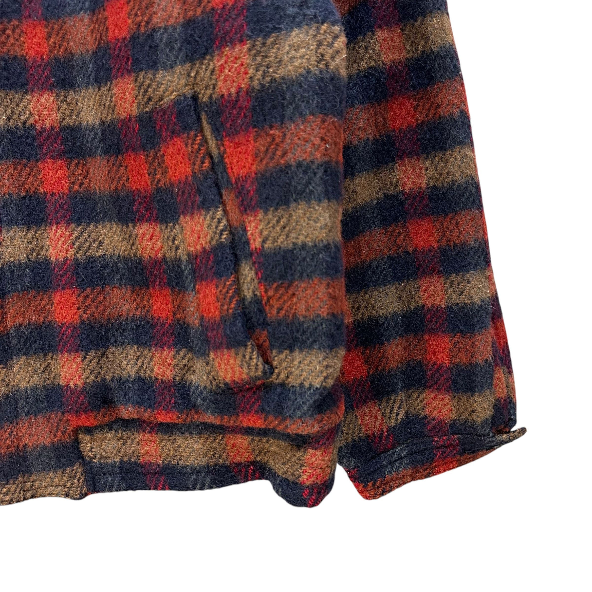 Camel CAMEL COLLECTION Turtleneck Tartan Wool Jacket #A57-1302 Size US L / EU 52-54 / 3 - 6 Thumbnail