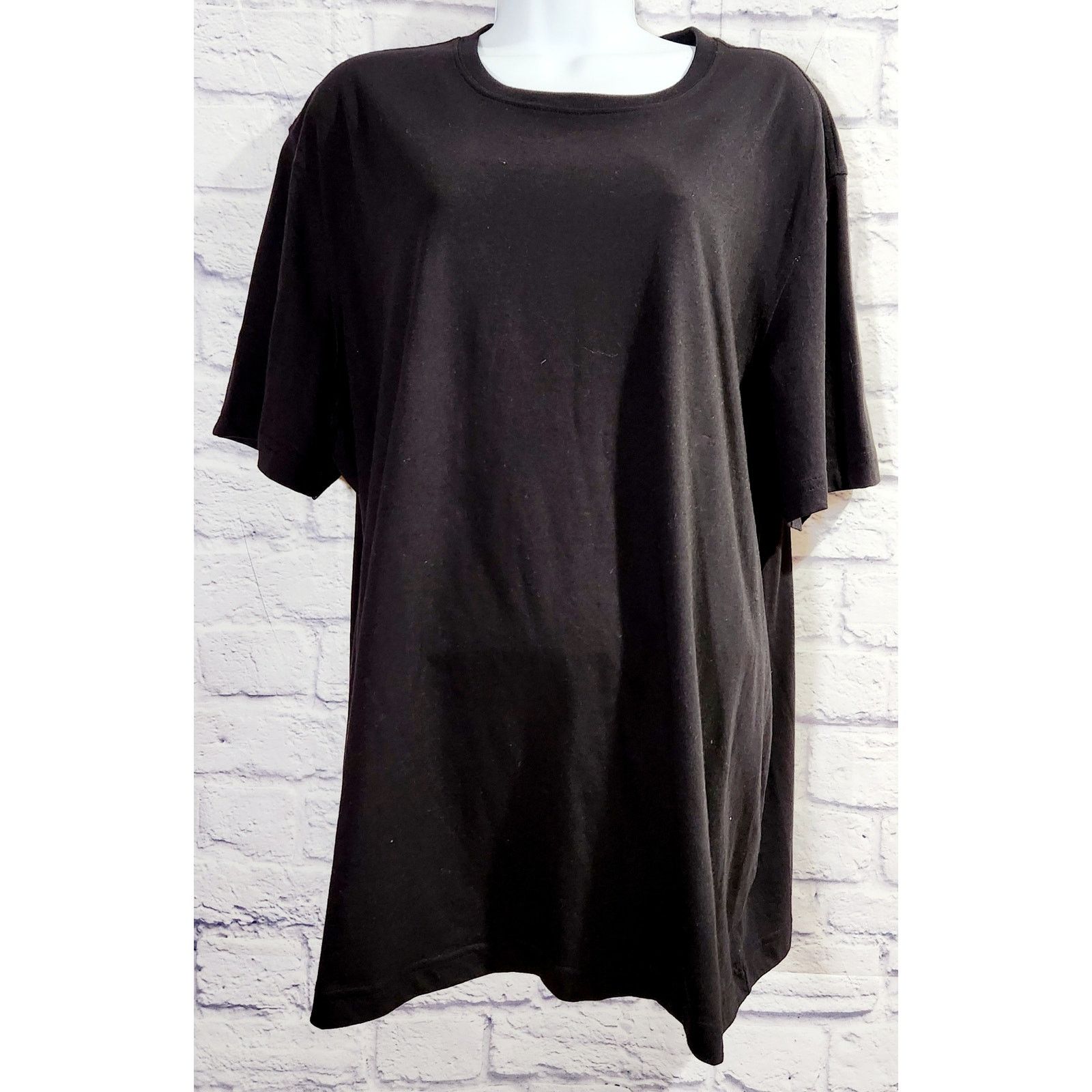 Croft & Barrow Croft & Barrow Black Short Sleeve Crew Neck Top XL NWOT Soft Size XL / US 12-14 / IT 48-50 - 1 Thumbnail