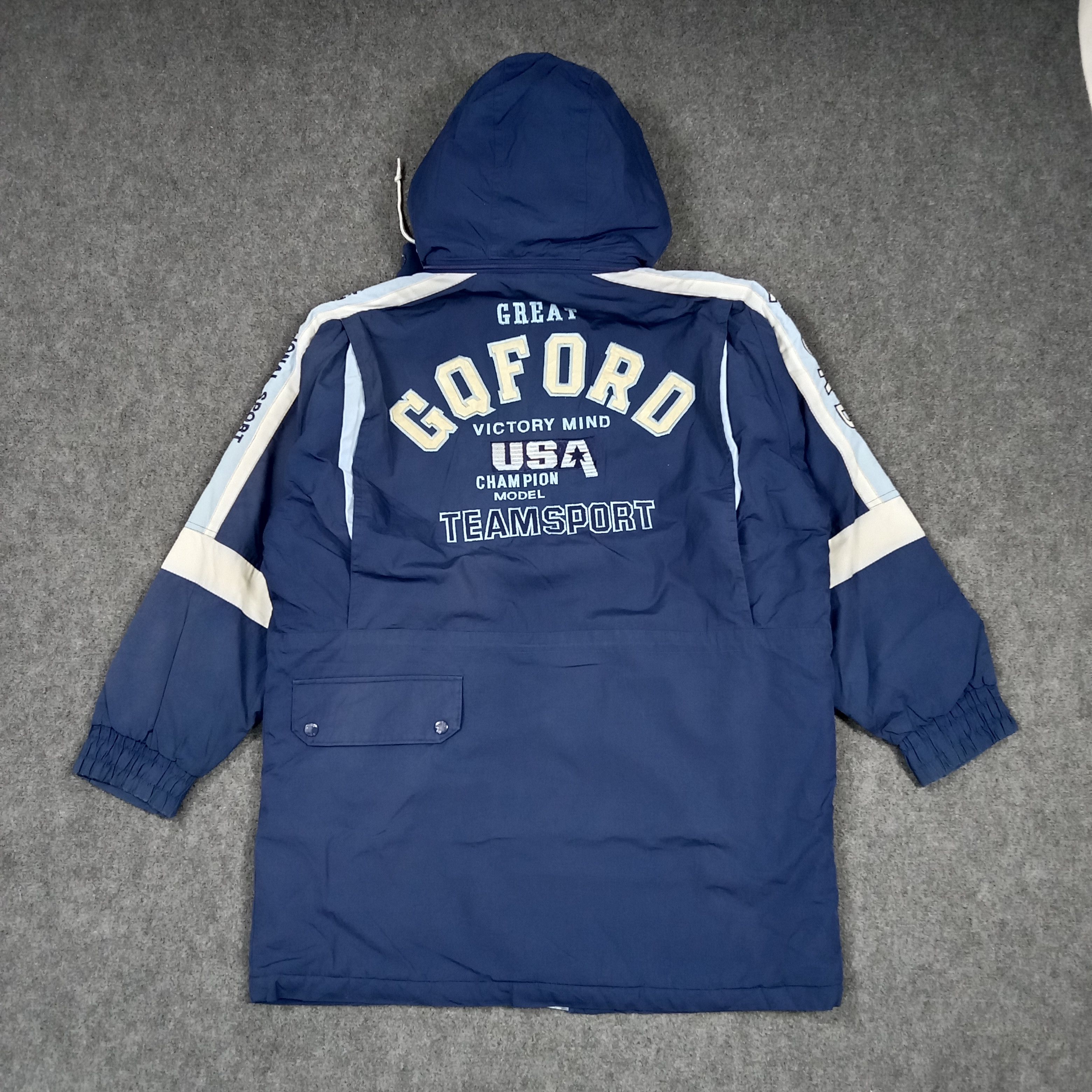 Vintage 90s GQford Club Team Sport USA Outdoor Jacket C284N4 Size US L / EU 52-54 / 3 - 1 Thumbnail