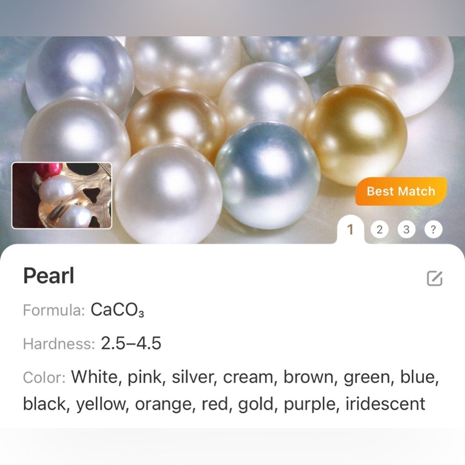 Handmade Handcrafted repurpose cabochon glass stone Pearl necklace Size ONE SIZE - 12 Thumbnail