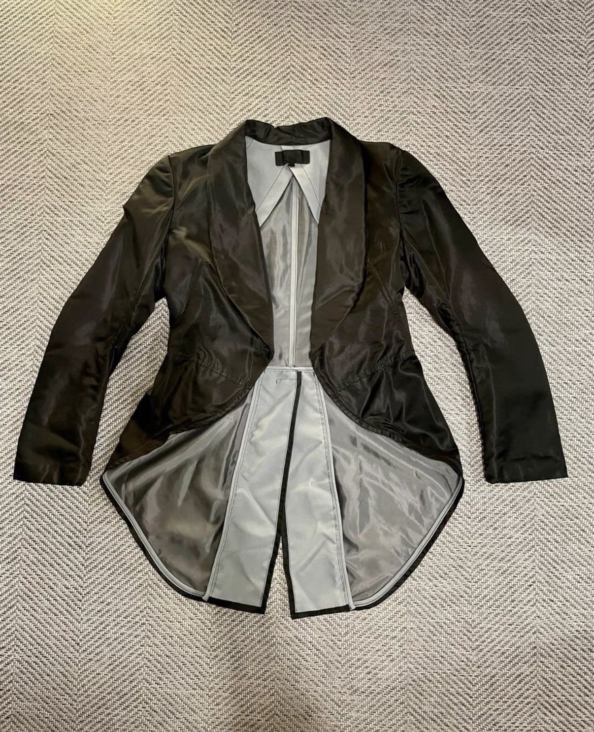 Comme des Garcons COMME DES GARCONS AD2004 Black Tuxedo Blazer K24 Size S / US 4 / IT 40 - 1 Thumbnail