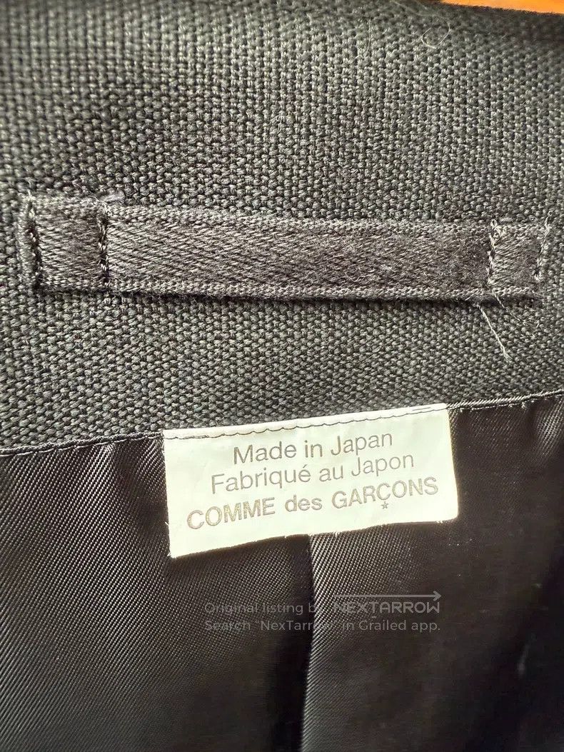 Comme des Garcons Comme Des Garcons Piqued Round Neck Wool Knit Jacket Size M / US 6-8 / IT 42-44 - 5 Thumbnail