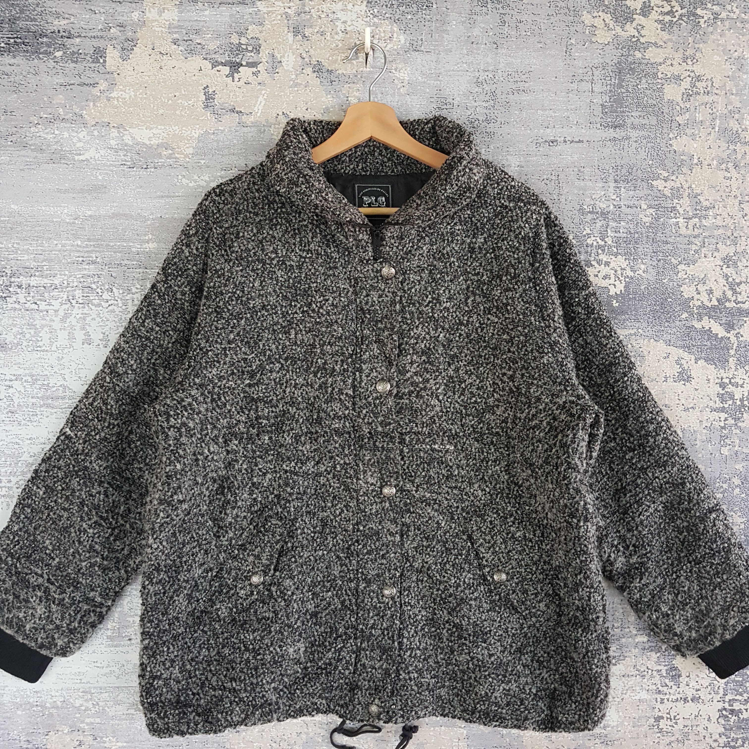 Japanese Brand × Vintage Vintage PLG Japanese Brand Varsity Wool Bomber Jackets Size US L / EU 52-54 / 3 - 2 Thumbnail