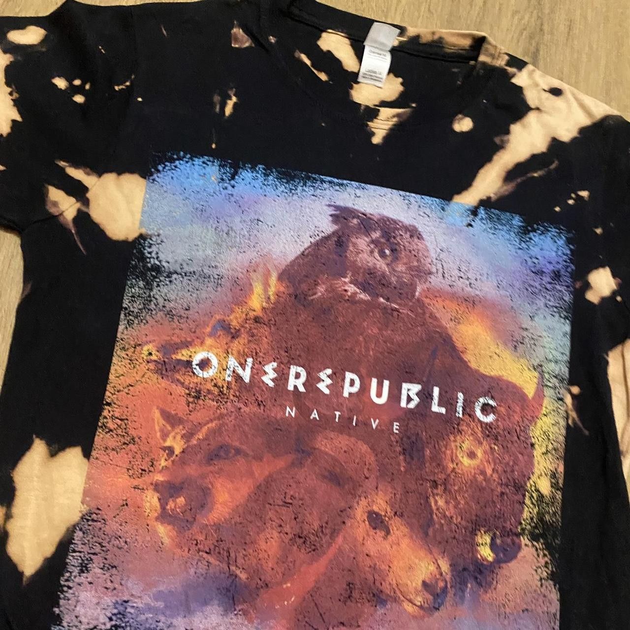 Gildan One Republic black and tan tie dye t-shirt Size US M / EU 48-50 / 2 - 3 Thumbnail
