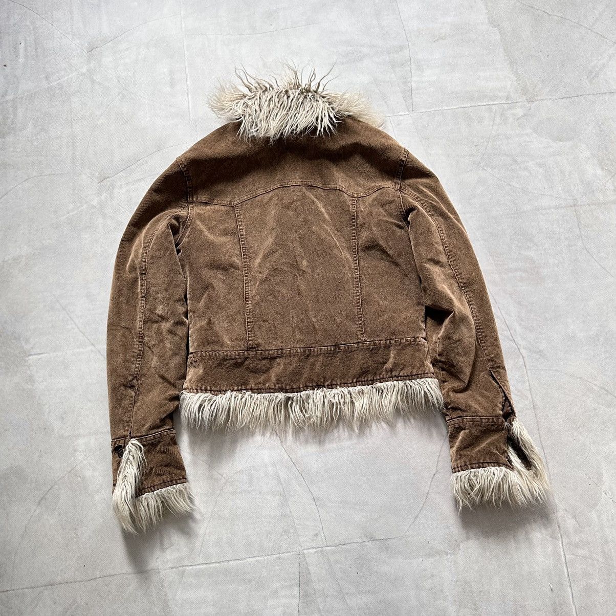 Hysteric Glamour × Undercover Punk Corduroy Faux Fur Jacket Gothic LGB If Six Was Nine Size L / US 10 / IT 46 - 13 Thumbnail