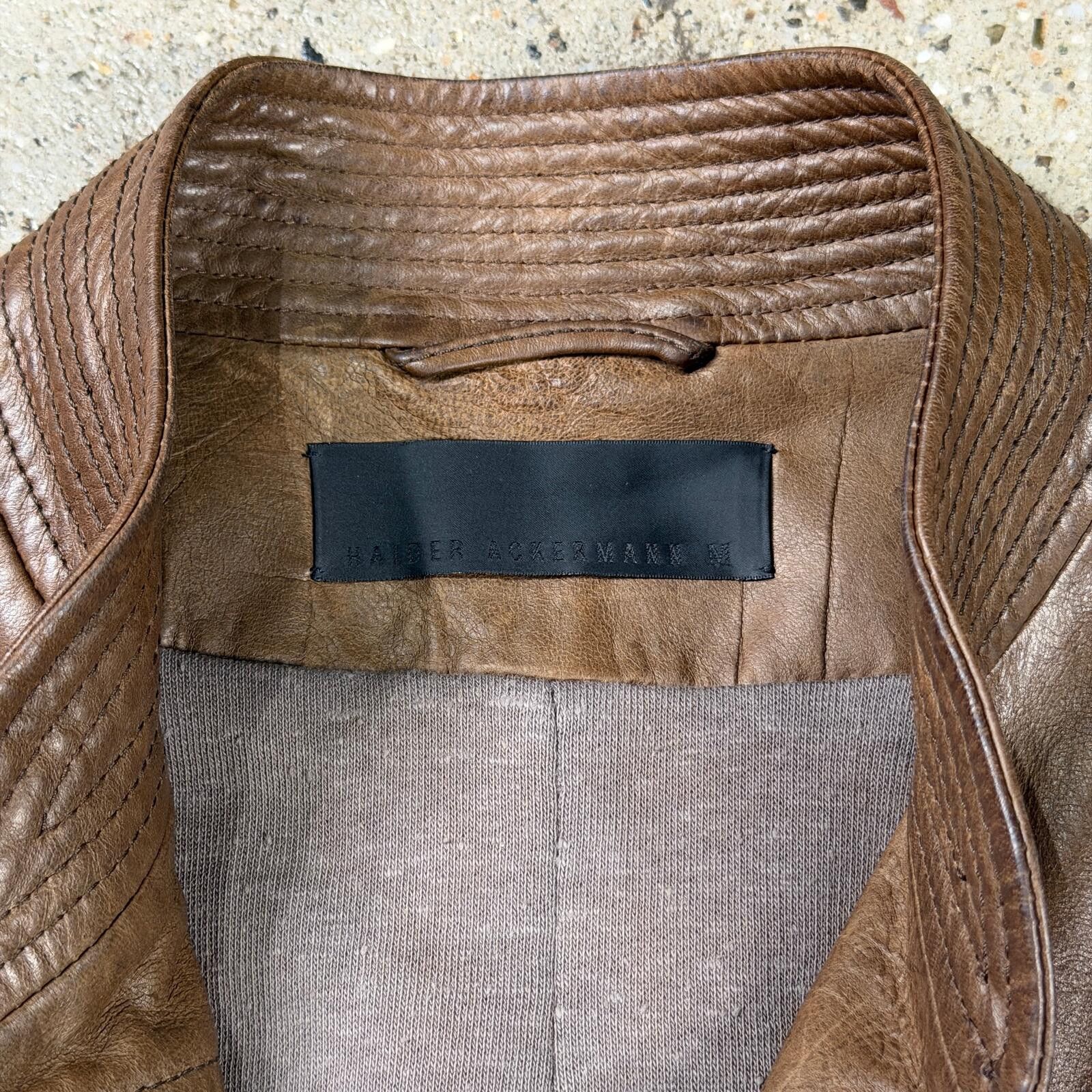 Haider Ackermann Haider Ackermann SS11 Leather Vest Size US M / EU 48-50 / 2 - 4 Thumbnail