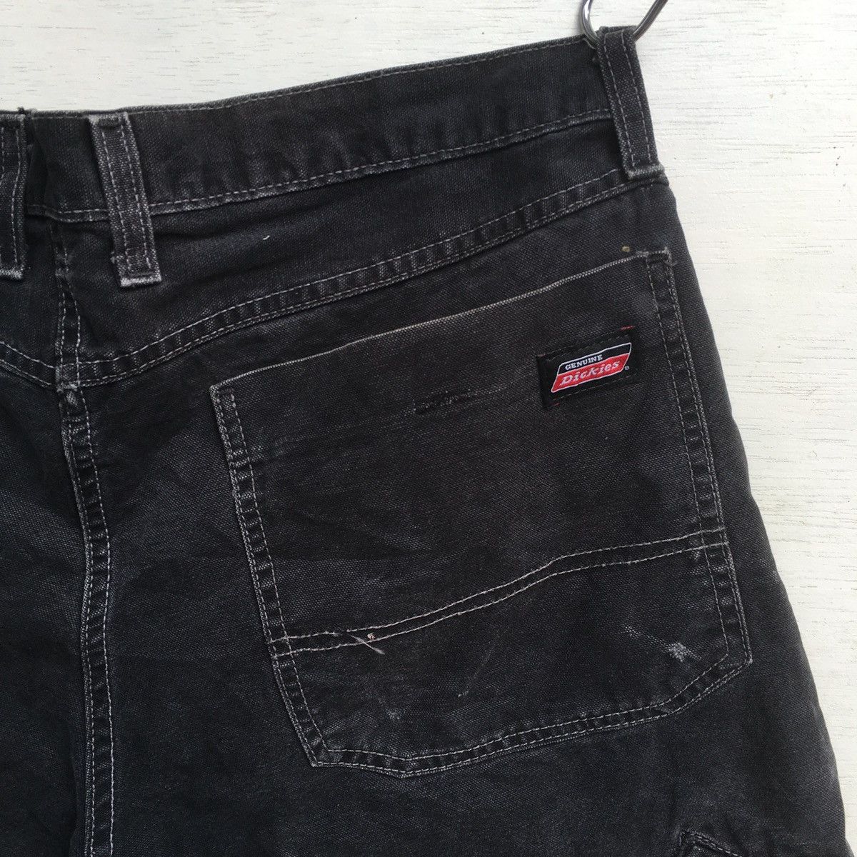 Dickies × Vintage SUN FADED VINTAGE DICKIES DISTRESSED CARPENTER JORTS Size US 35 - 14 Thumbnail