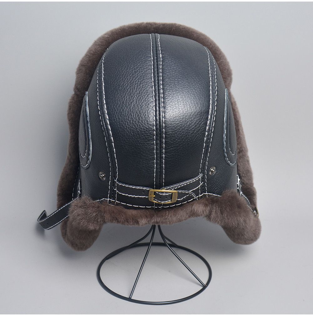 Other Nature Rex Rabbit Fur Bomber Hat Size ONE SIZE - 3 Thumbnail
