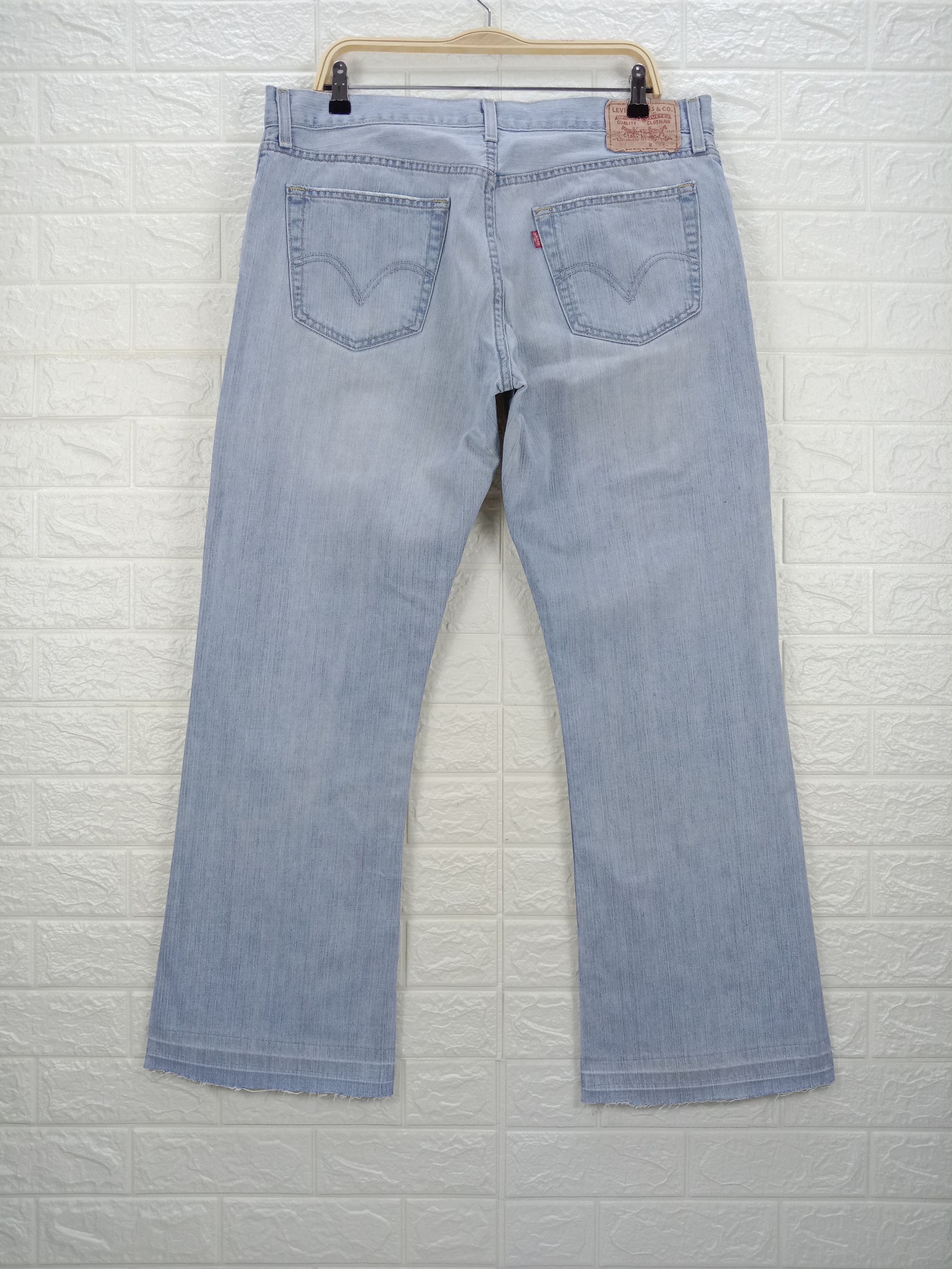Levi's Vintage Levi's 527 Flare Jeans Light Wash Denim Size US 36 / EU 52 - 5 Thumbnail
