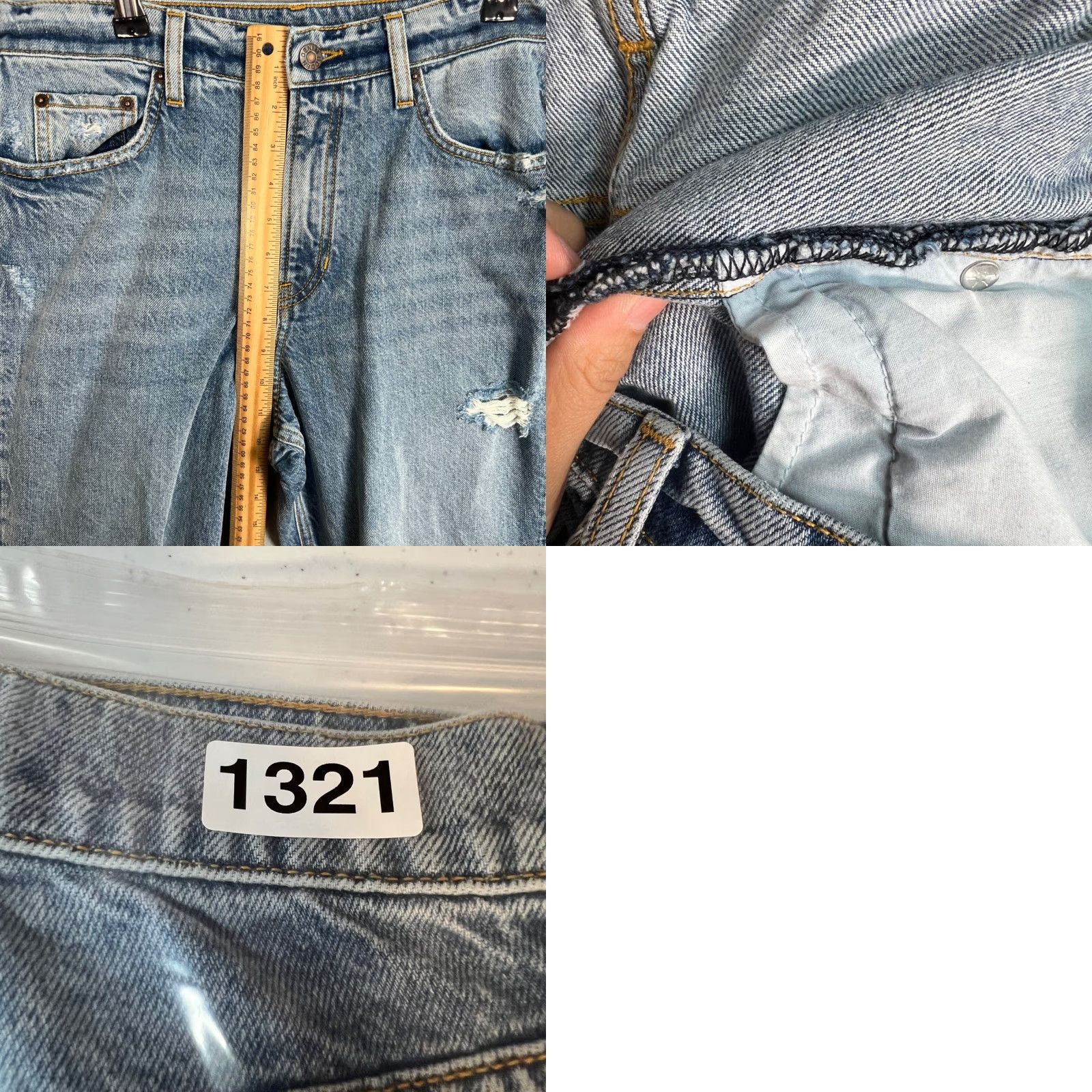 Boden Boden Womens Size 12 New Hercules Mid Rise Loose Fit Distressed Jeans Denim Size 34" / US 12 / IT 48 - 8 Thumbnail
