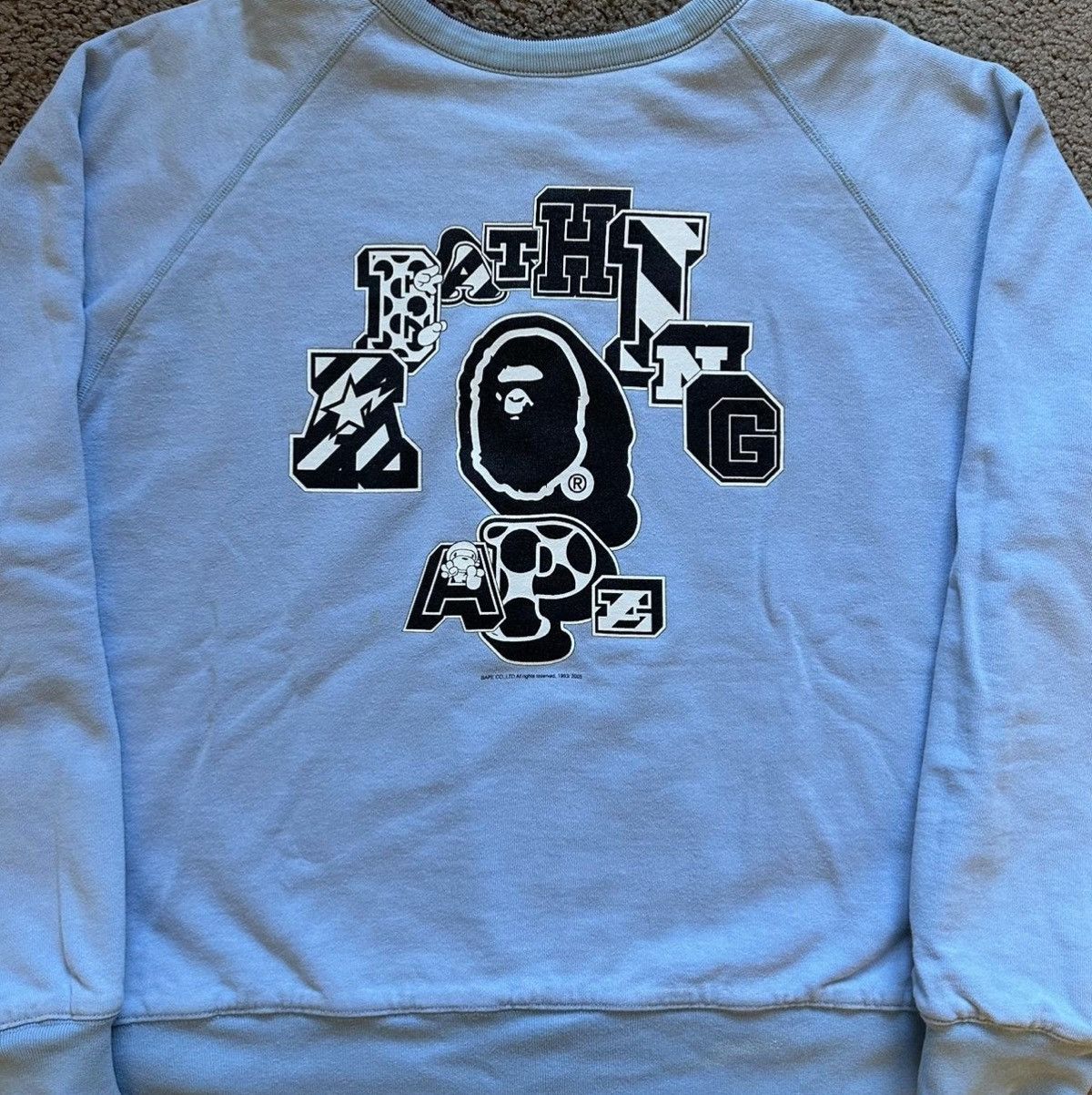 Bape Bape reversible crewneck Size US M / EU 48-50 / 2 - 5 Thumbnail