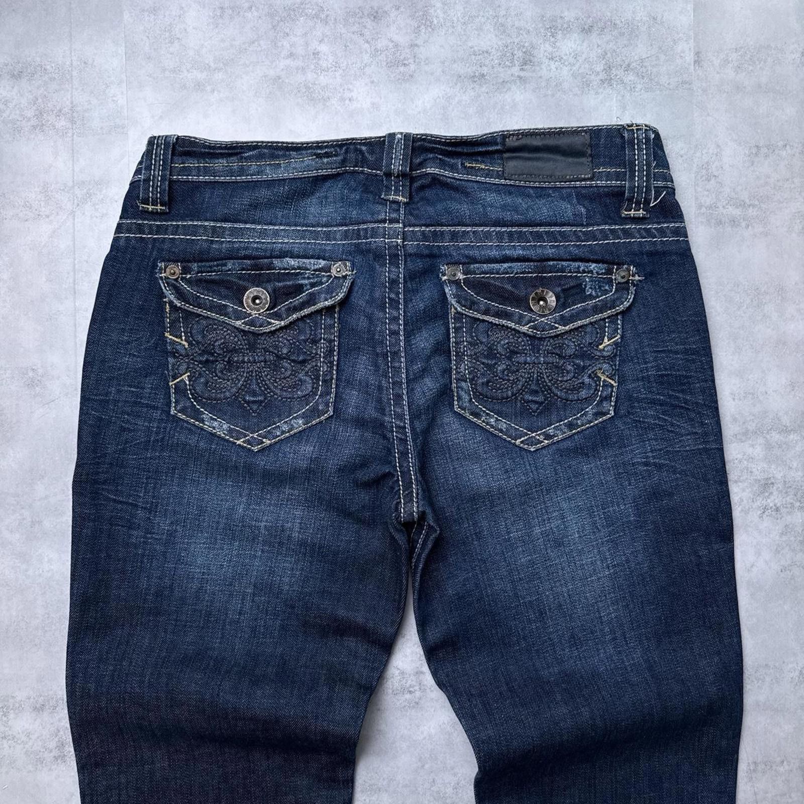 Other Y2K YMI Premium Boot Cut Flared Denim 00s Jeans Size 28" / US 6 / IT 42 - 4 Thumbnail