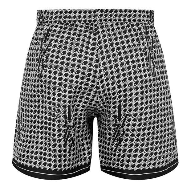 Amiri AMIRI Staggered Houndstooth Silk Shorts Size US 38 / EU 54 - 6 Thumbnail