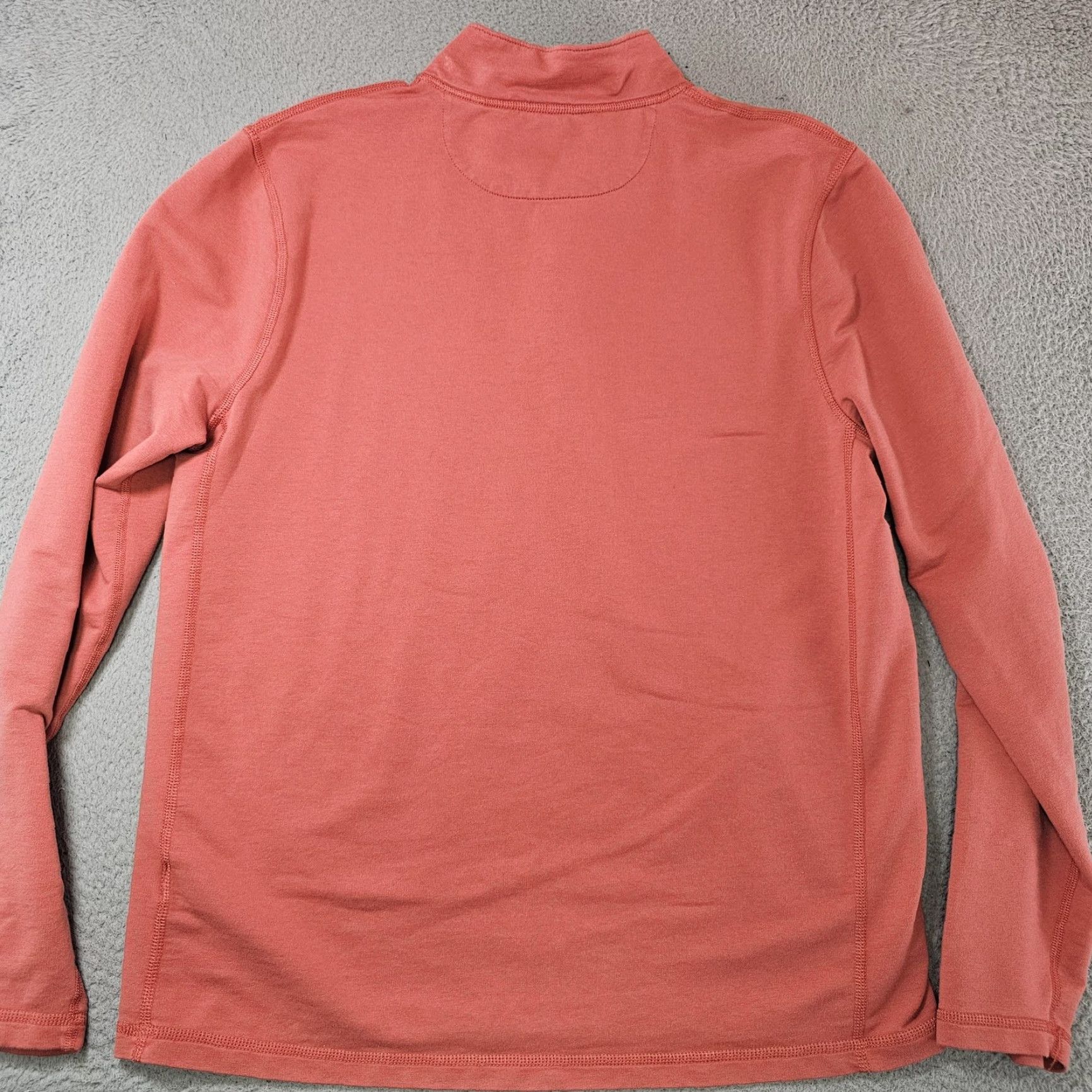 J.Crew J.Crew Performance Pullover Mens L Salmon 1/4 Zip Long Sleeve Stretch Shirt Size US L / EU 52-54 / 3 - 5 Thumbnail