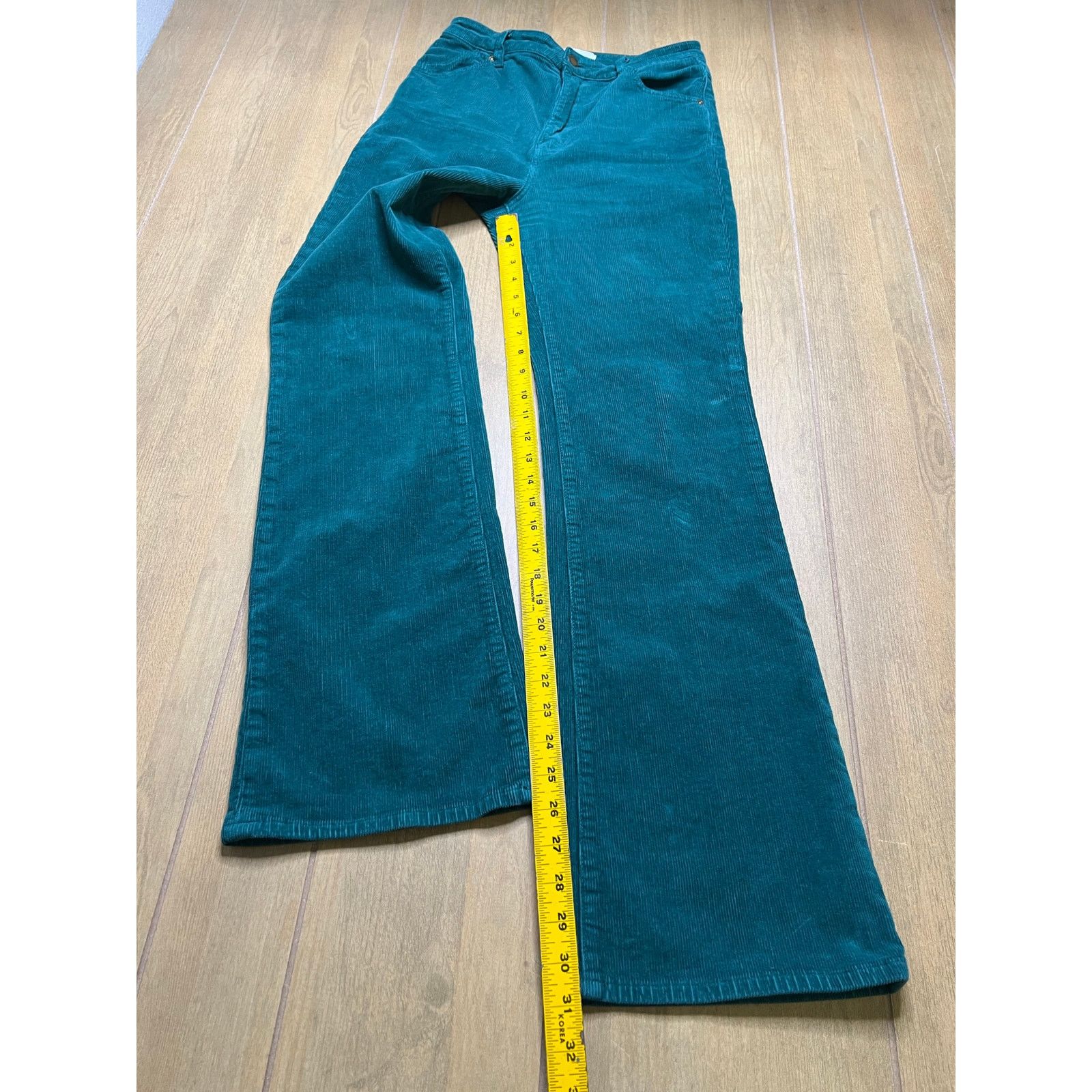 Rolla's Rolla’s Dusters Bootcut Corduroy Pants Teal Green High Rise Size 28" / US 6 / IT 42 - 8 Thumbnail