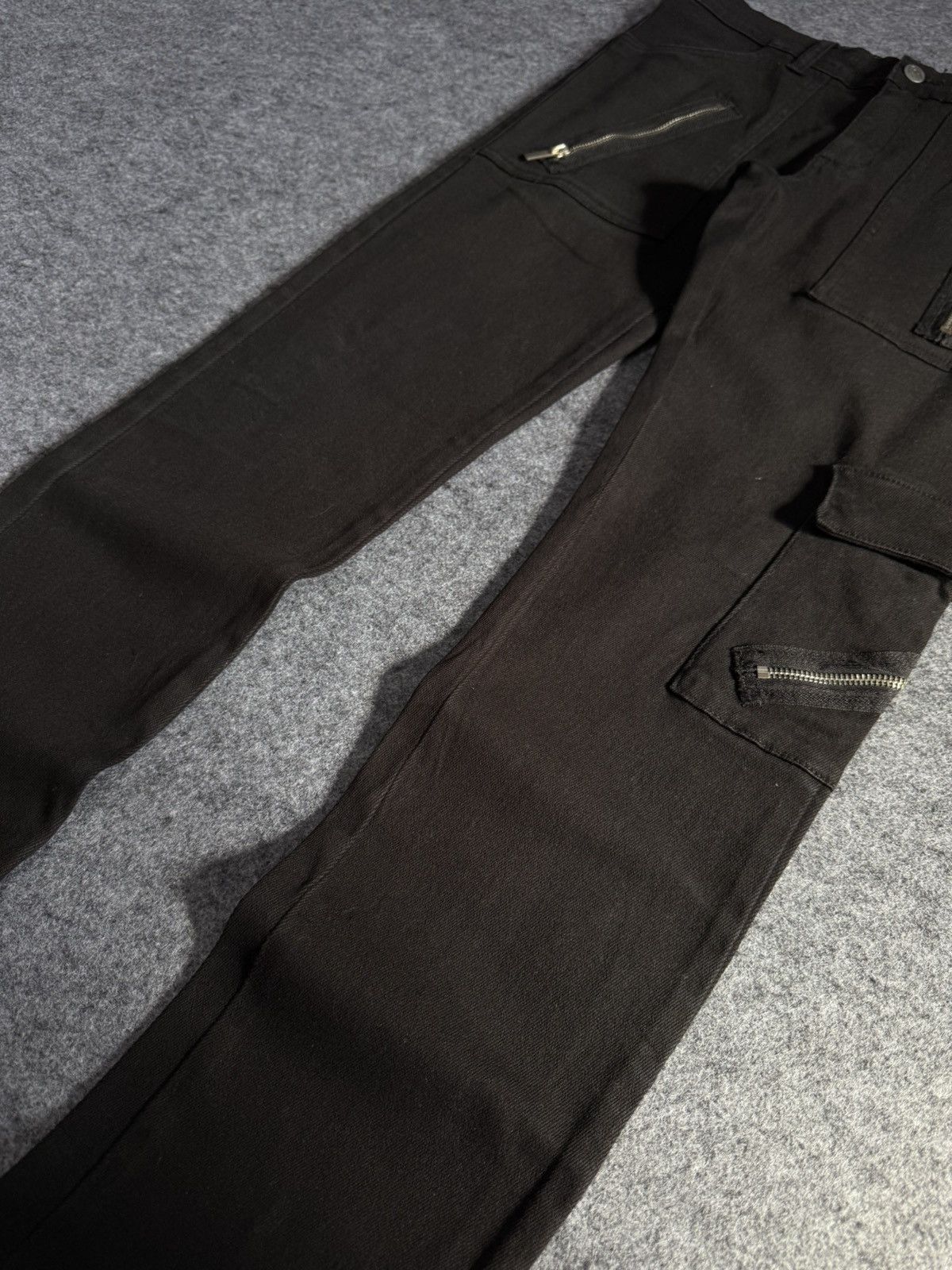 CIVARIZE × Cheap Monday × LOWBOX Cheap Monday Rebel Punk Bondage Skinny Cargo Stacked Jeans Size US 30 / EU 46 - 4 Thumbnail