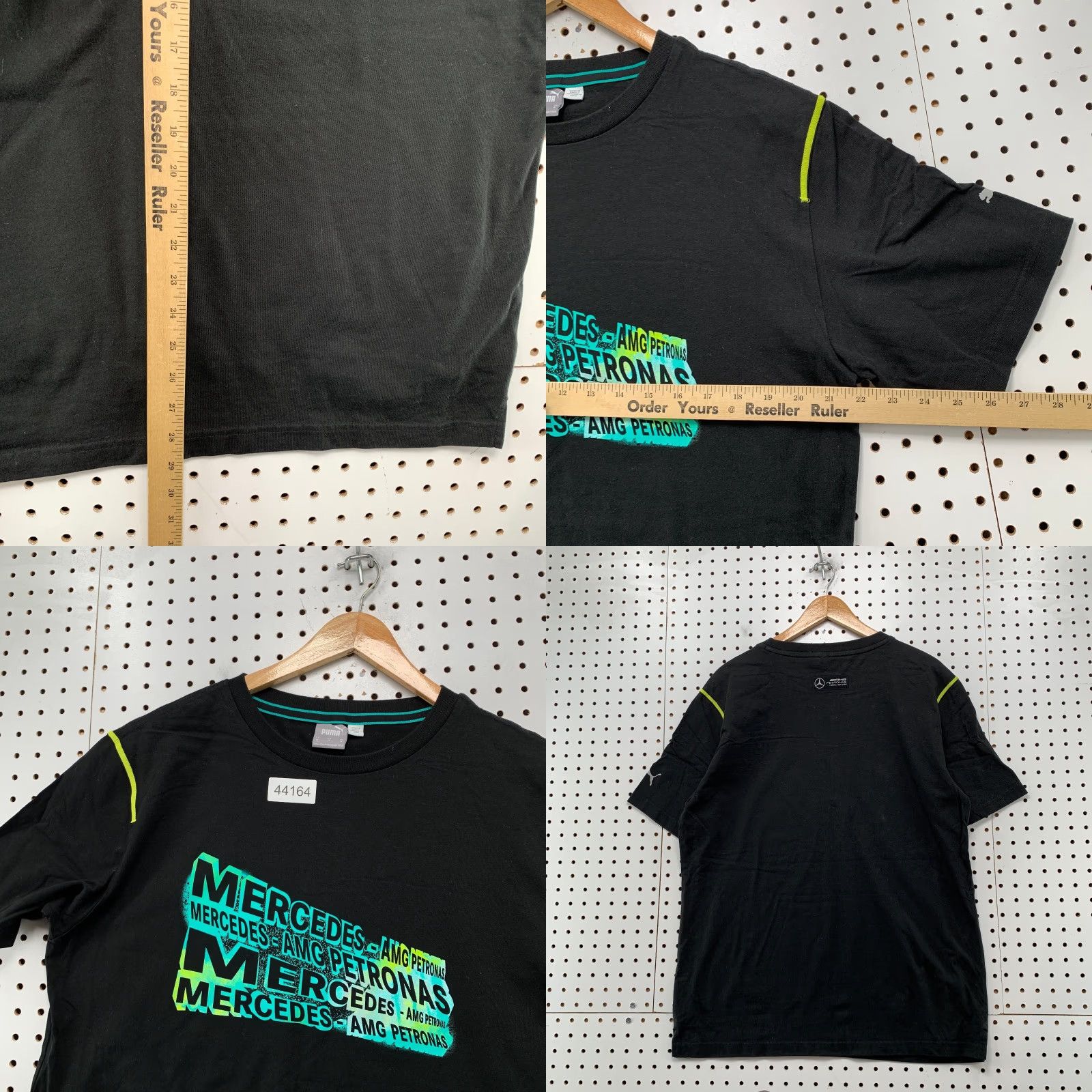 Puma PUMA Mercedes AMG Petronas Shirt Mens M Black Car Tee Size US M / EU 48-50 / 2 - 8 Thumbnail