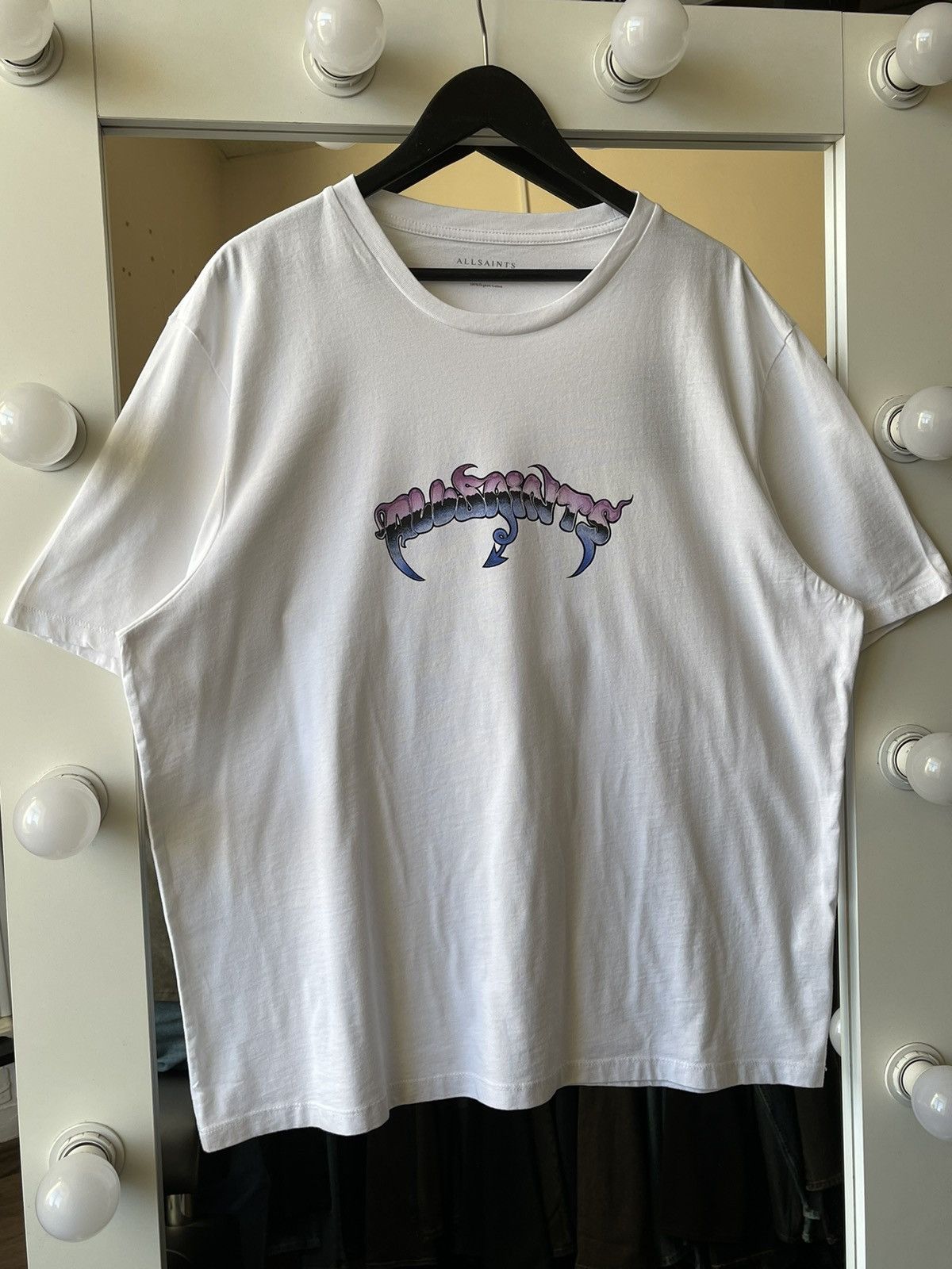 Allsaints new with tags white tshirts organic cotton