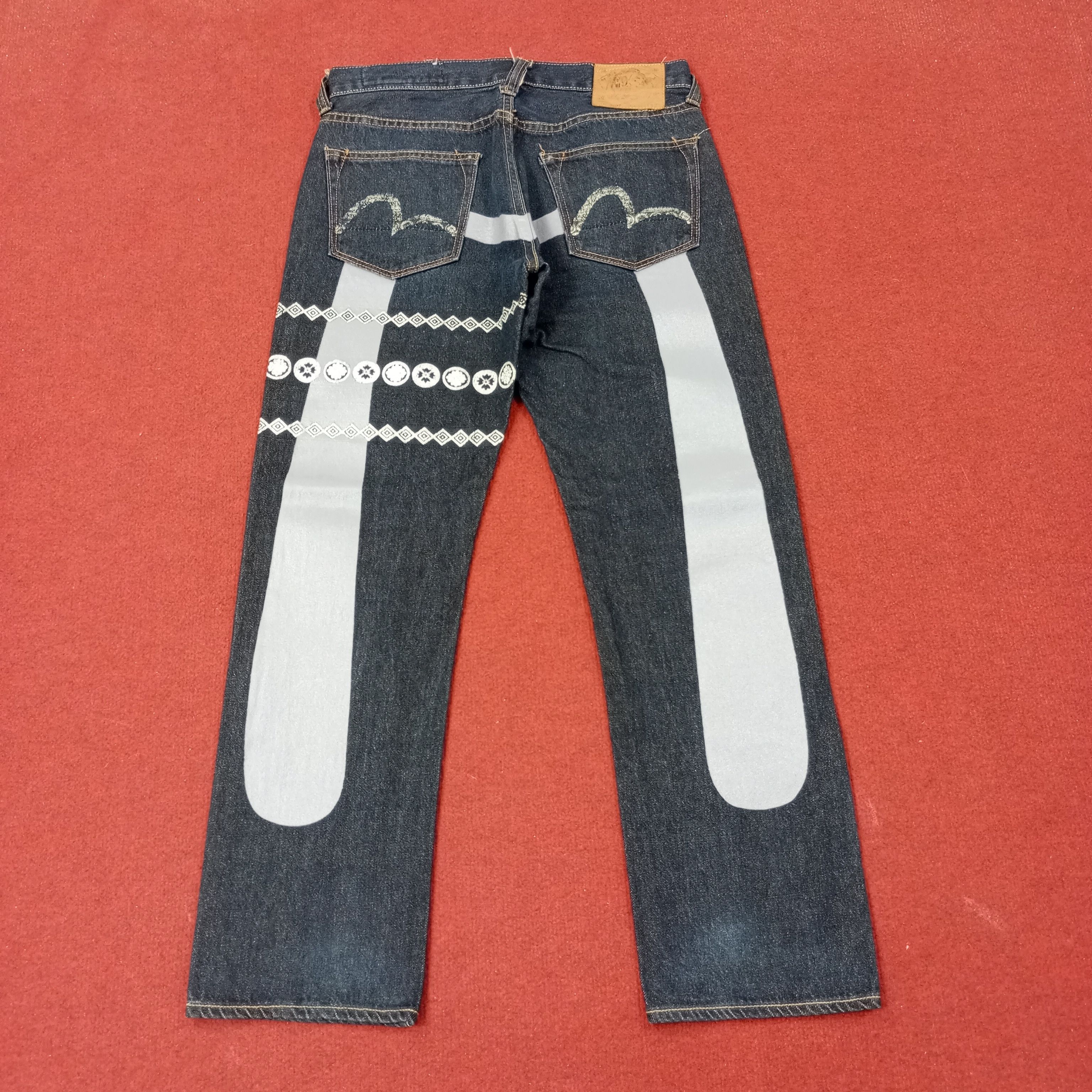 Japanese Brand Vintage Evisu Japanese Brand Custom Daicock Jeans c244n11 Size US 30 / EU 46 - 1 Thumbnail