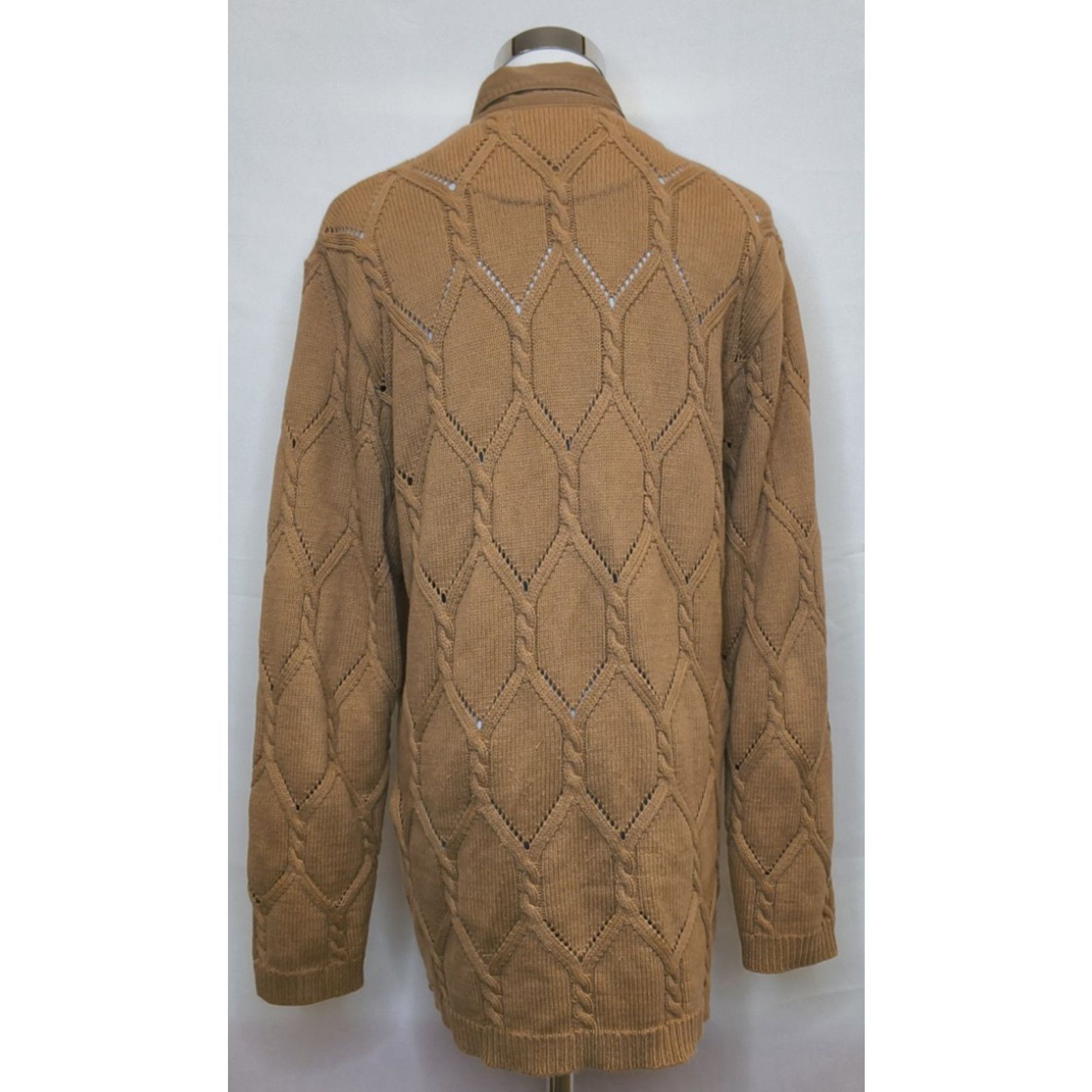 Other Blue Willi's Denmark Cardigan Women's M Beige 100% Cotton Size M / US 6-8 / IT 42-44 - 3 Thumbnail