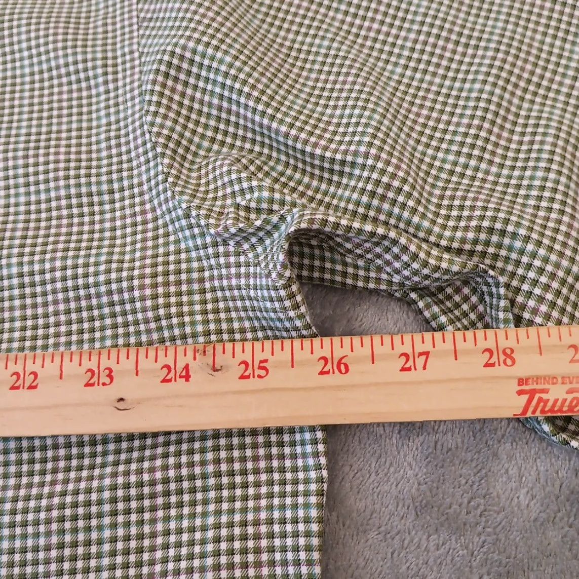Brooks Brothers Brooks Brothers Shirt Mens Large Green Plaid Long Sleeve Button Down Size US L / EU 52-54 / 3 - 7 Thumbnail
