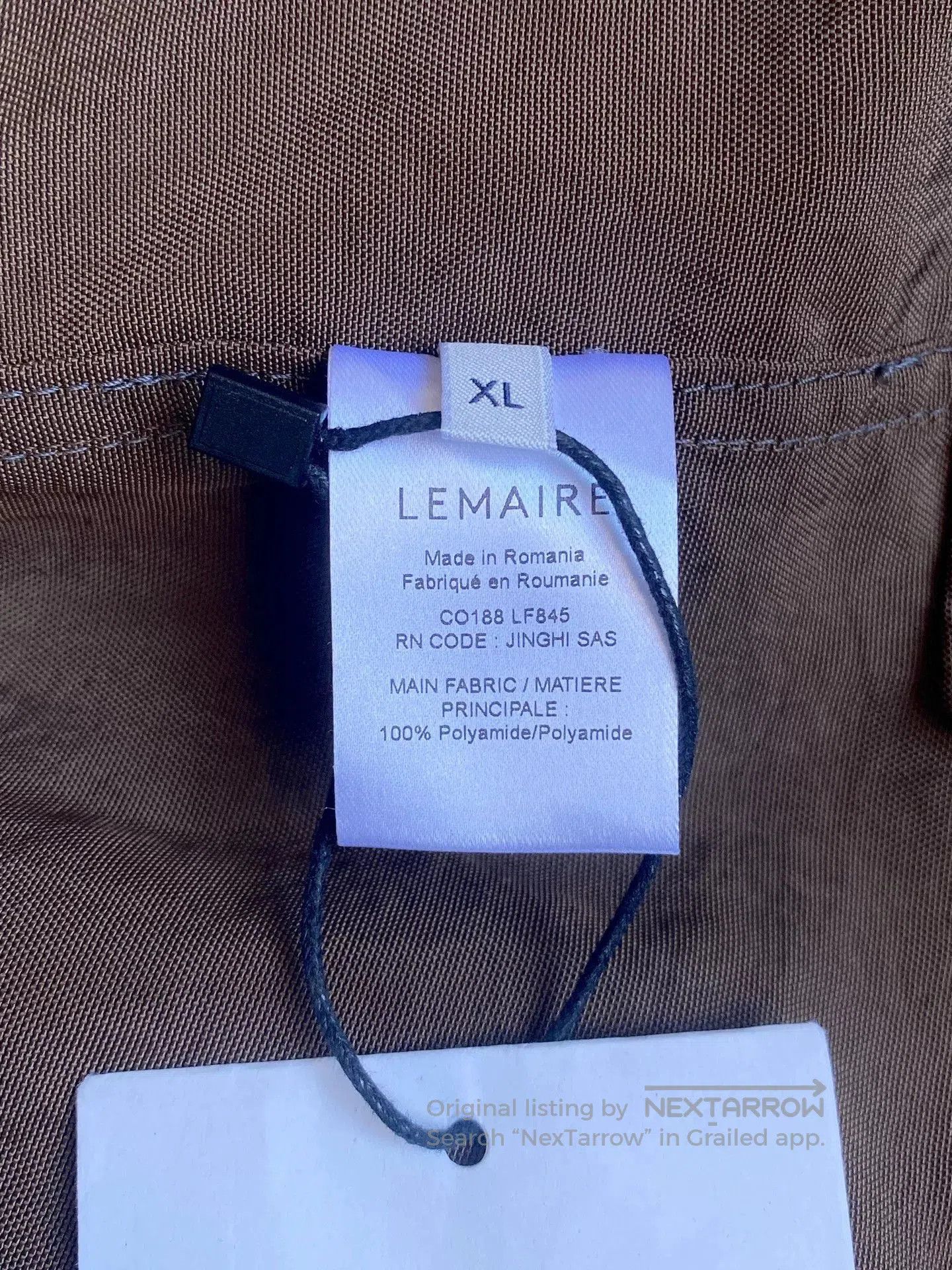 Lemaire brown belted trench coat with military silhouette. Size US XL / EU 56 / 4 - 8 Thumbnail