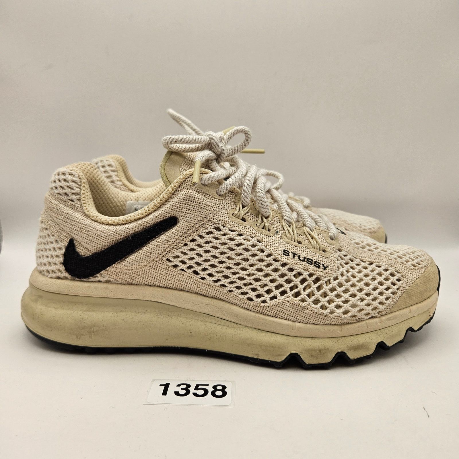 Nike NIKE X STUSSY AIRMAX 2013 "FOSSIL" MEN'S 6 DM6447-200 UNISEX Size US 6 / EU 39 - 4 Thumbnail