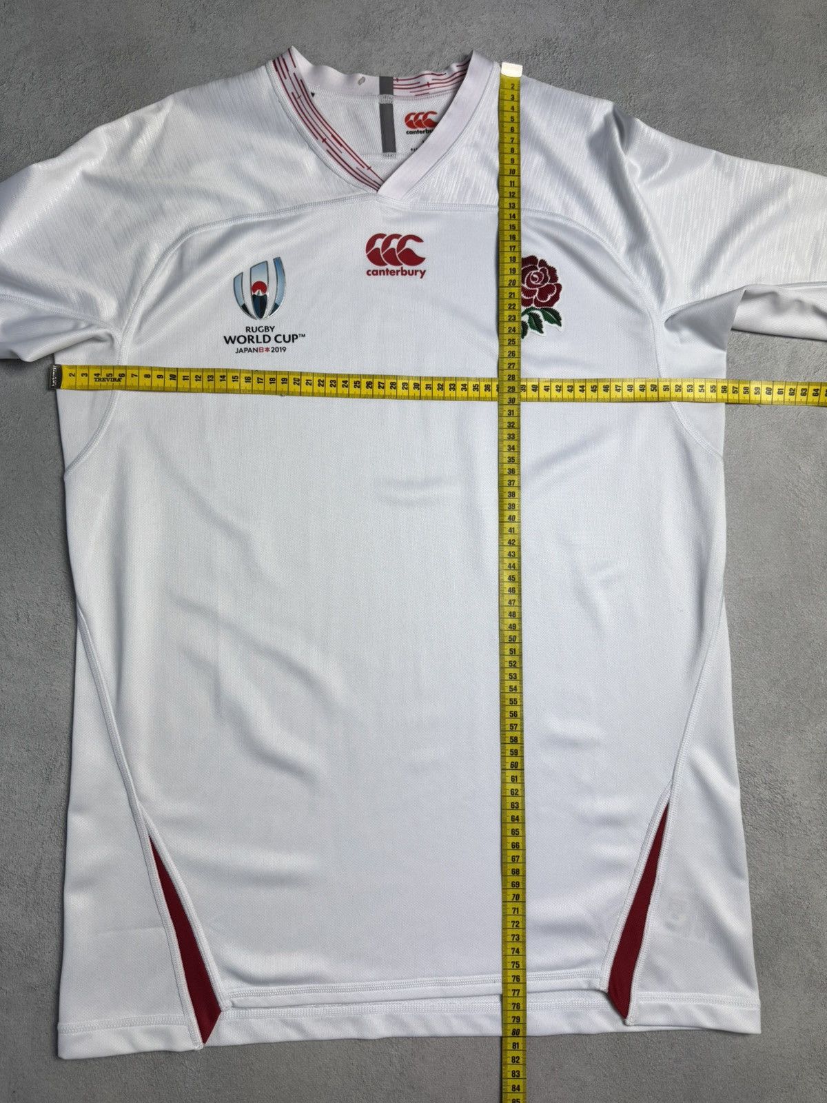 Canterbury of New Zealand England Rugby World Cup Japan 2019 Home Shirt Canterbury Size US L / EU 52-54 / 3 - 11 Thumbnail