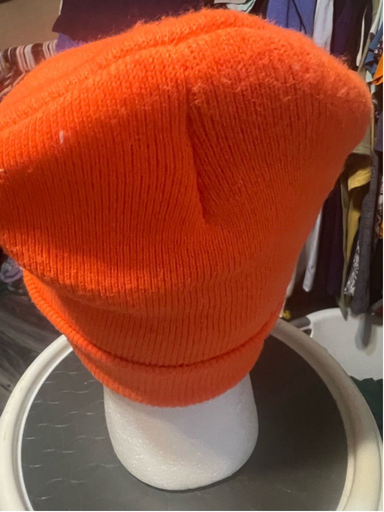 Mossy Oaks Unisex Mossy Oak Beanie One Size Orange Size ONE SIZE - 4 Thumbnail