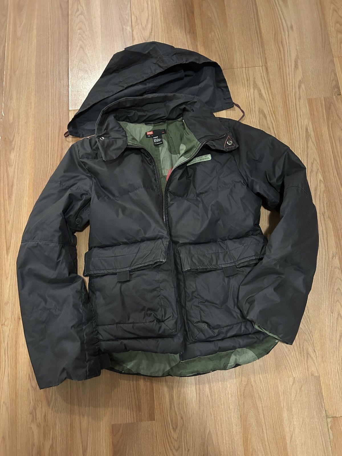 Diesel Y2K Diesel down jacket Size L / US 10 / IT 46 - 1 Thumbnail