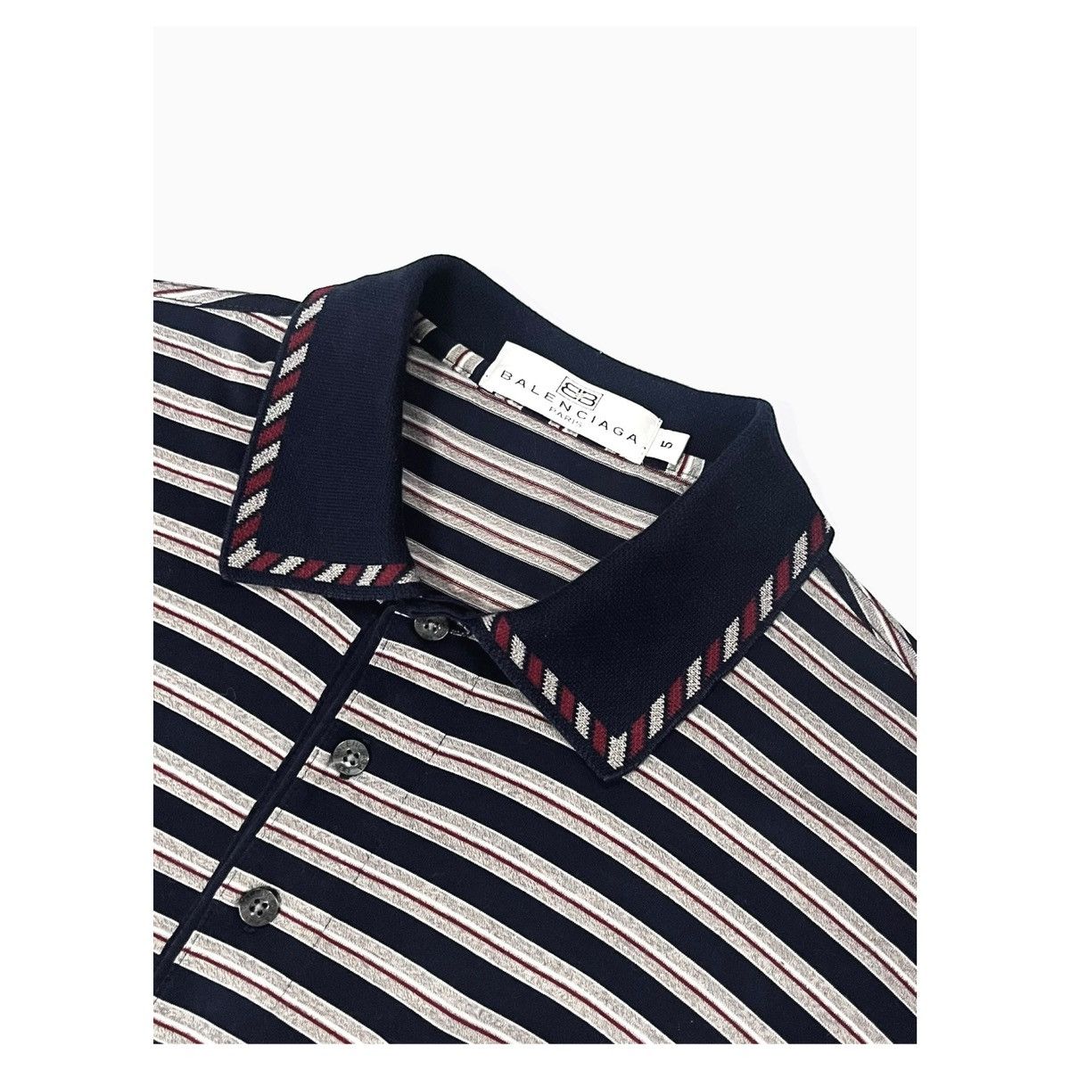 Balenciaga Vintage Balenciaga Polo Size US L / EU 52-54 / 3 - 3 Thumbnail