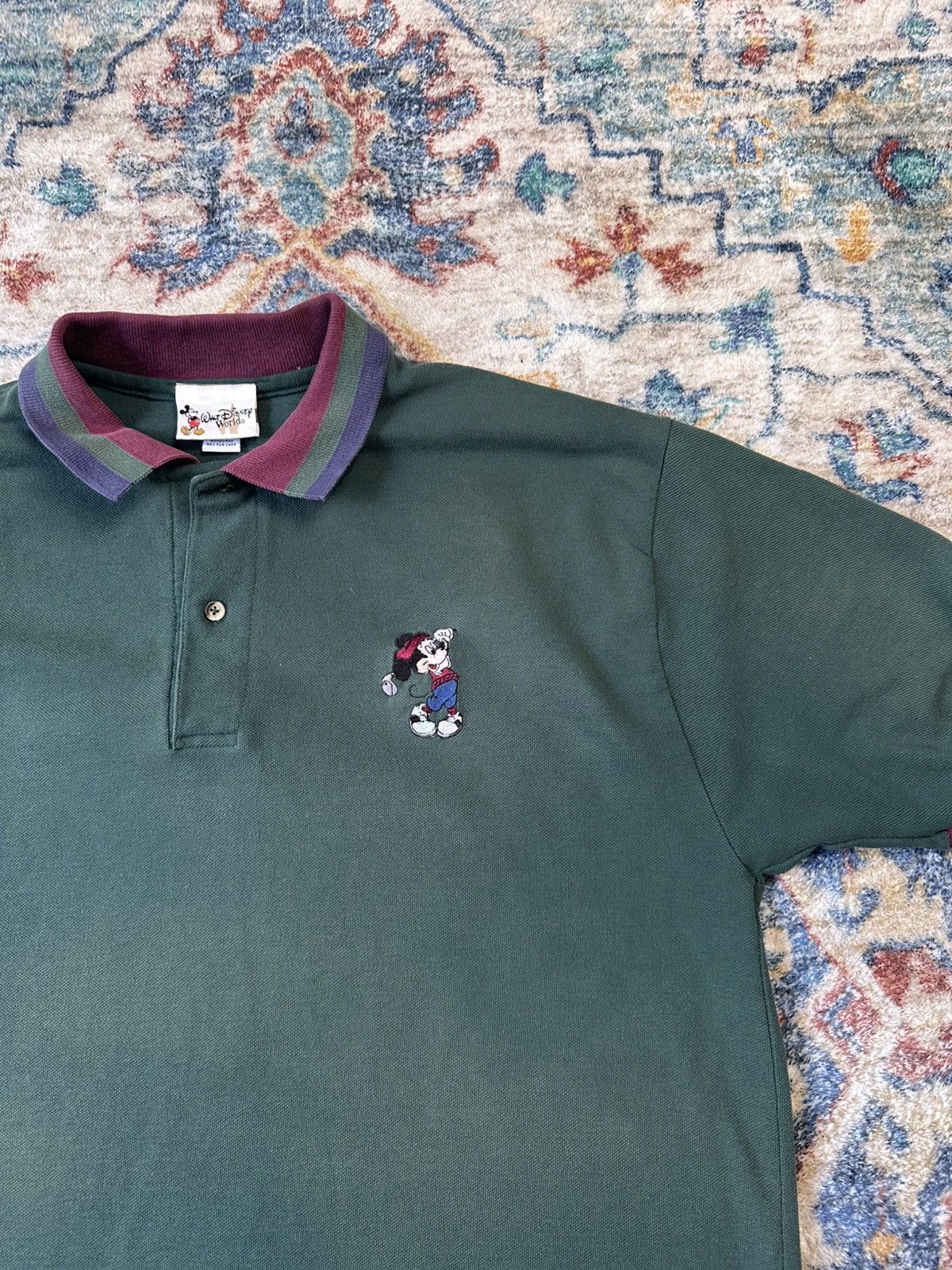 Disney Vintage Disney Mickey Mouse Golf Polo Shirt Large Size US L / EU 52-54 / 3 - 5 Thumbnail