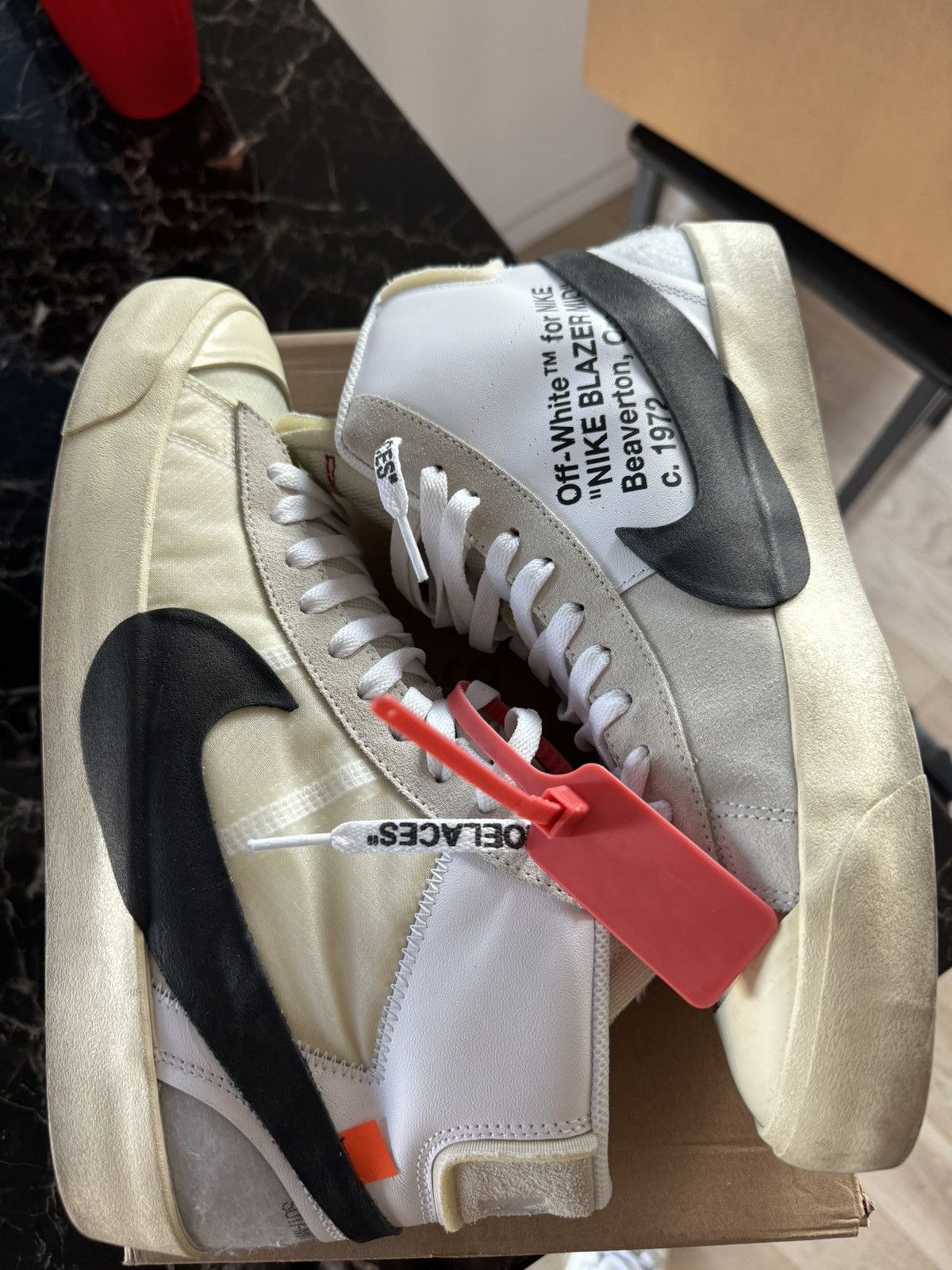Nike × Off-White Off white Blazers “The Ten” Size US 11 / EU 44 - 4 Thumbnail