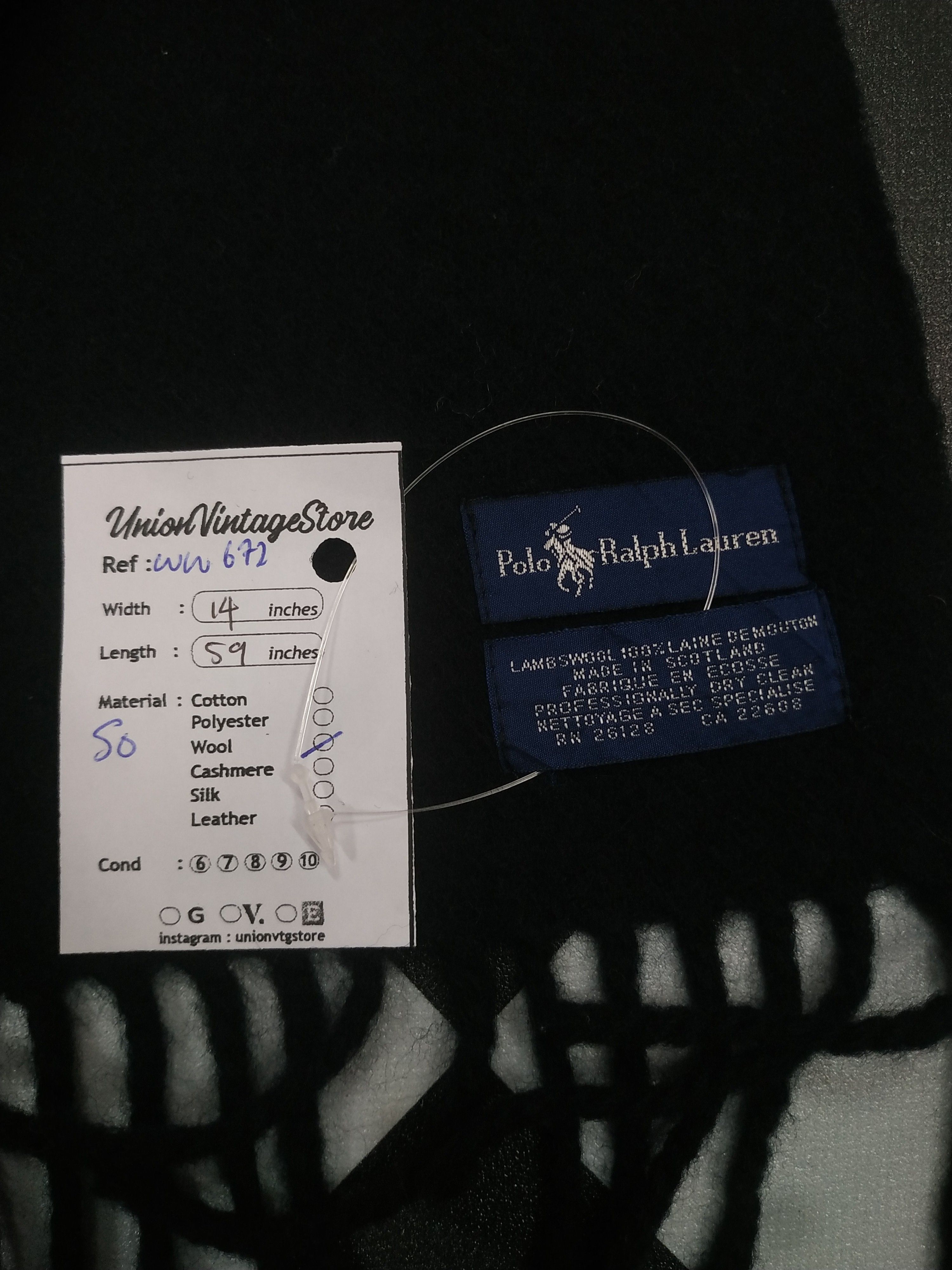 Polo Ralph Lauren × Vintage Polo Ralph Lauren Scarf / Muffler / Neckwear - WW672 Size ONE SIZE - 5 Thumbnail