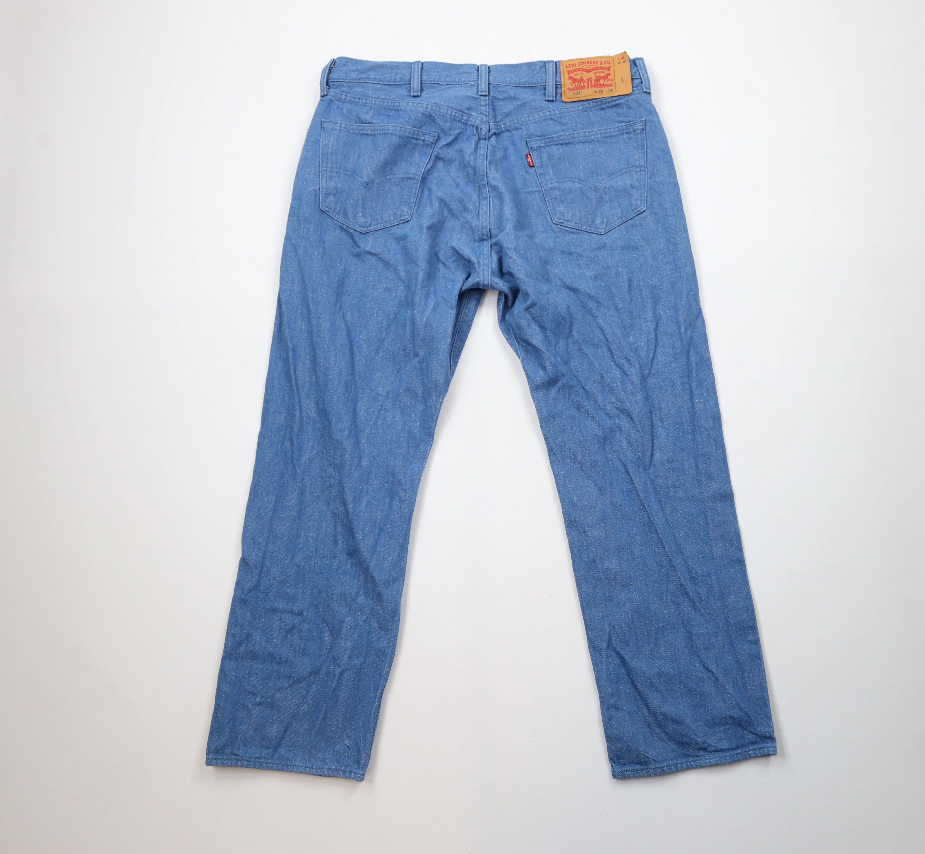 Levi's × Vintage Vintage Y2K Levis 501xx White Oak Cone Denim Original Jeans Size US 36 / EU 52 - 9 Thumbnail