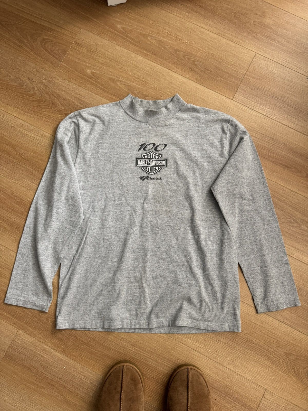 Harley Davidson Vintage Harley Davidson 90’s Graphic long sleeve Shirt Size US XL / EU 56 / 4 - 1 Thumbnail