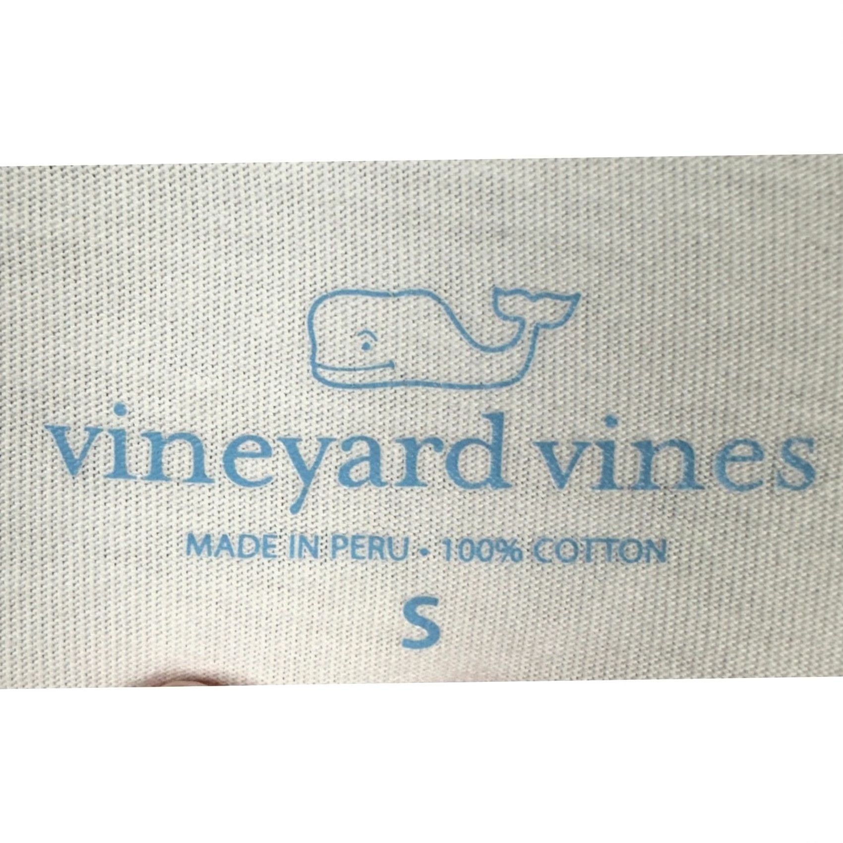 Vineyard Vines Vineyard Vines Ohio T-Shirt Long Sleeve White Crew Neck Pocket Graphic Whale Mens Small Size US S / EU 44-46 / 1 - 4 Thumbnail