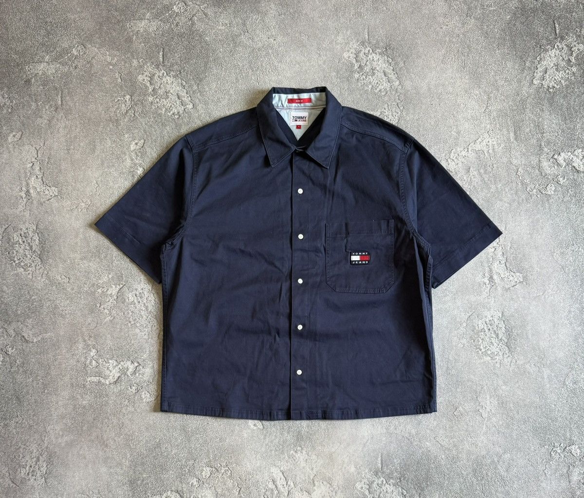 Tommy Hilfiger Tommy Hilfiger Skate shirt button up short sleeve overshirts Size US L / EU 52-54 / 3 - 8 Thumbnail