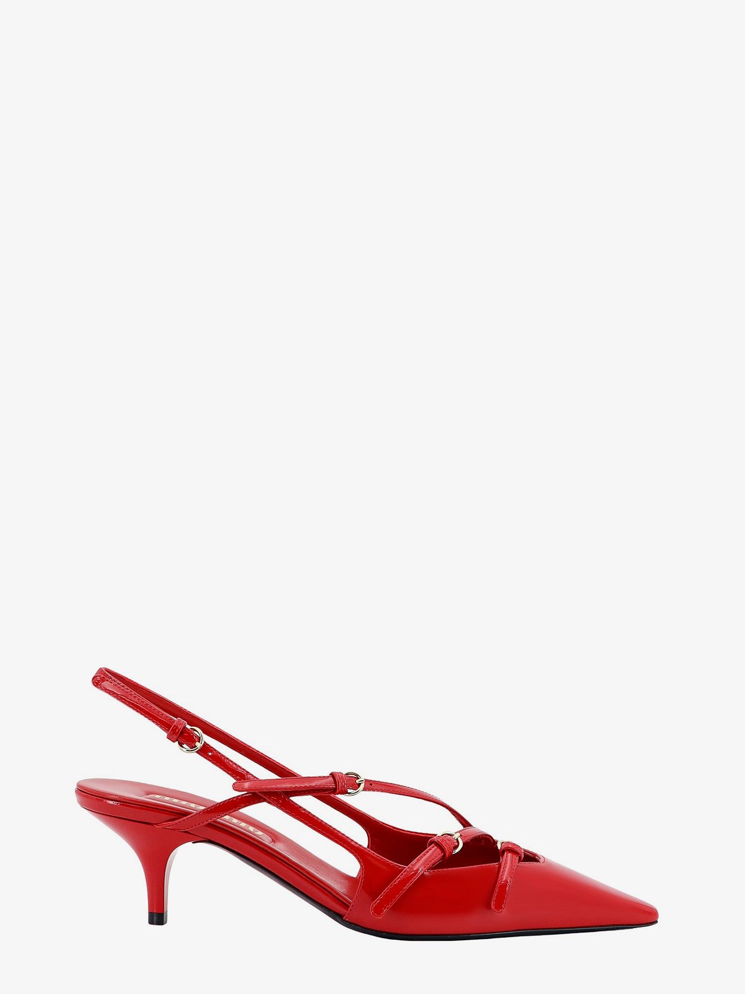 image of Miu Miu Slingback Woman Red Pumps Shoes, Women's (Size 11)