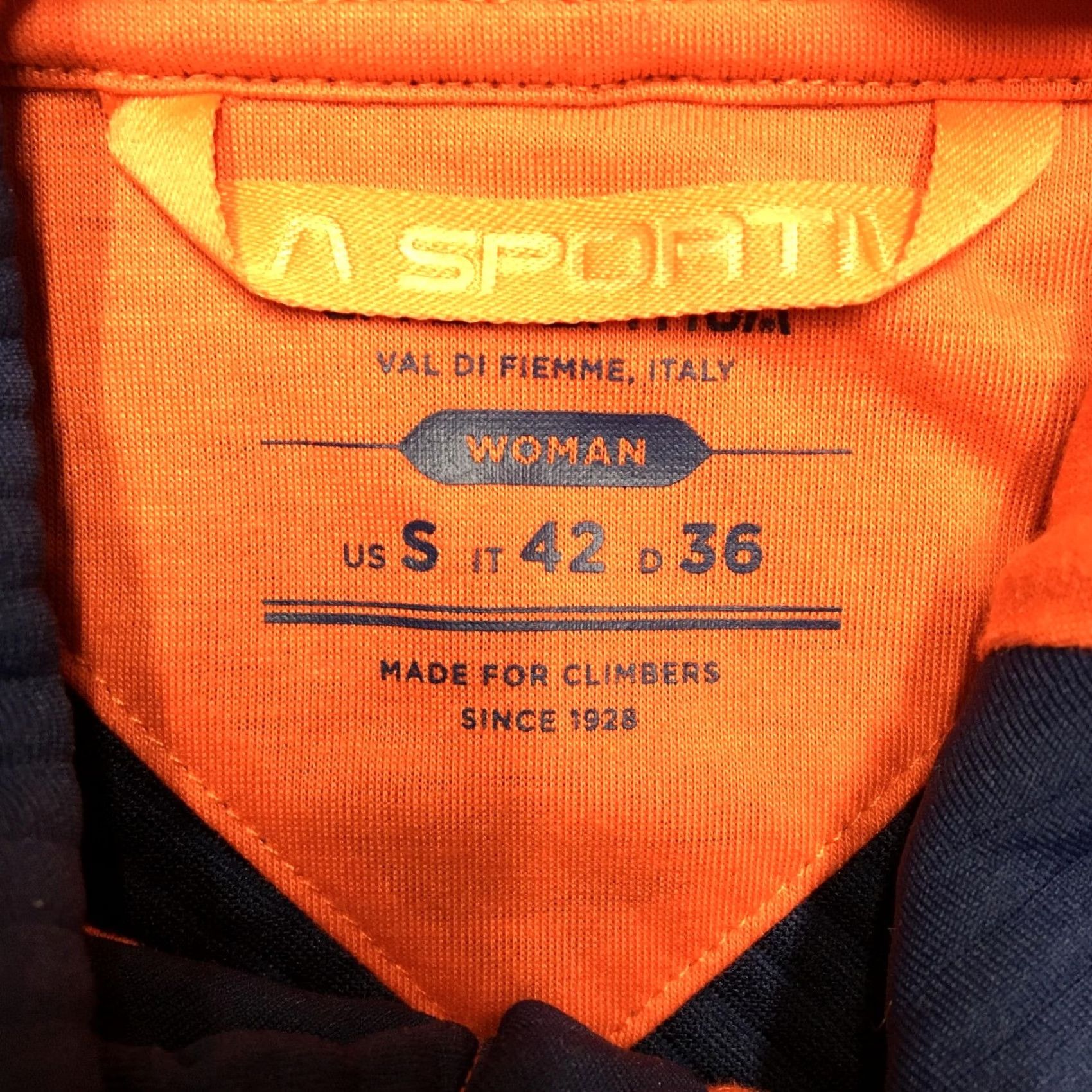 La Sportiva La Sportiva Mood Hoody W Jacket Womens Small Blue Orange Climbing Hoodie Size S / US 4 / IT 40 - 7 Thumbnail