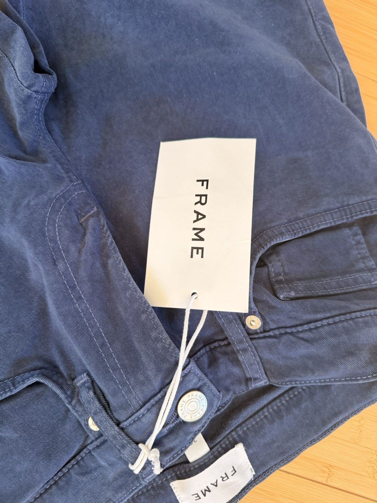 Frame Frame L’Homme Slim Mid-Rise Slim Fit Blue Jeans Size US 30 / EU 46 - 7 Thumbnail