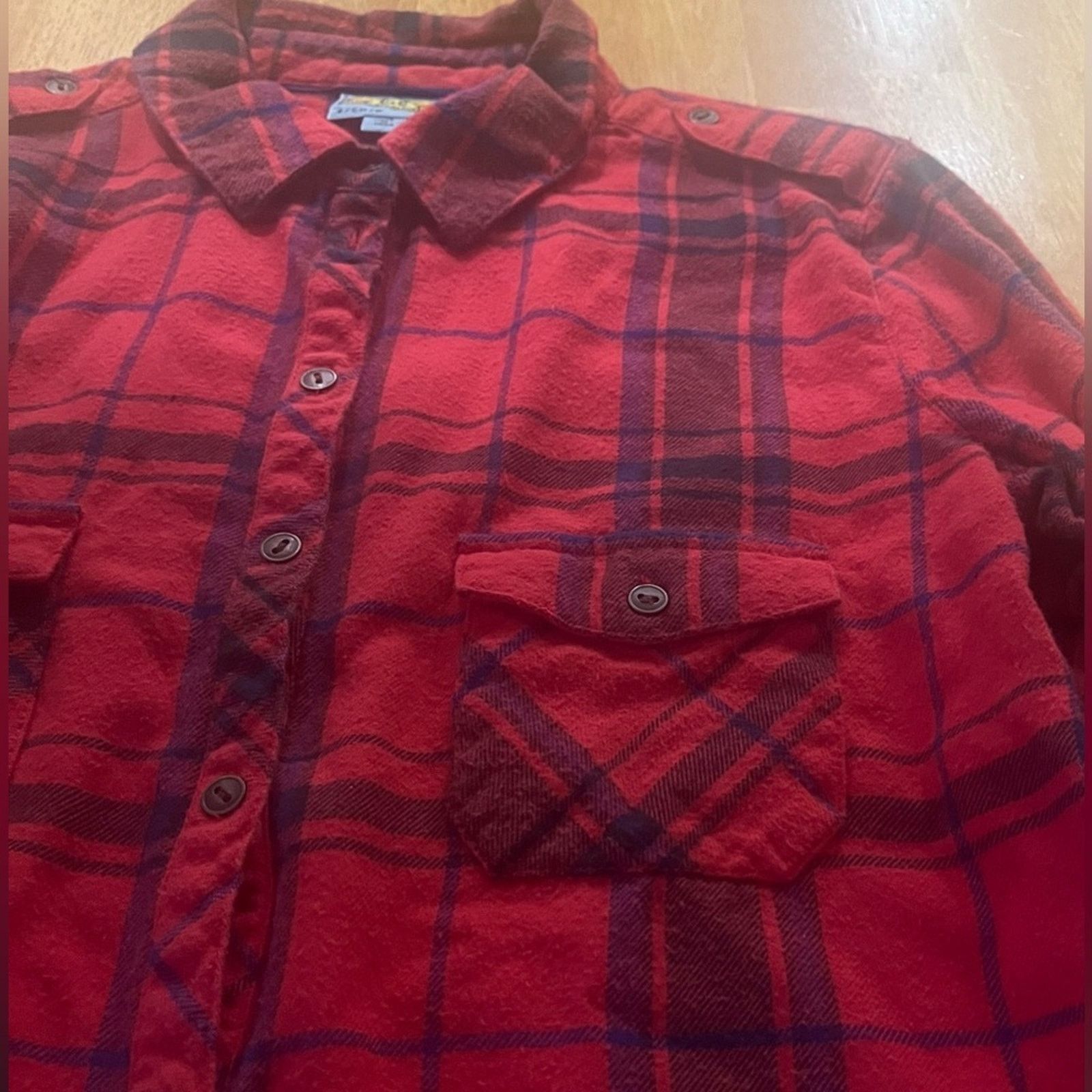 The Unbranded Brand C&C California red and black plaid flannel top, size Small Size S / US 4 / IT 40 - 2 Thumbnail