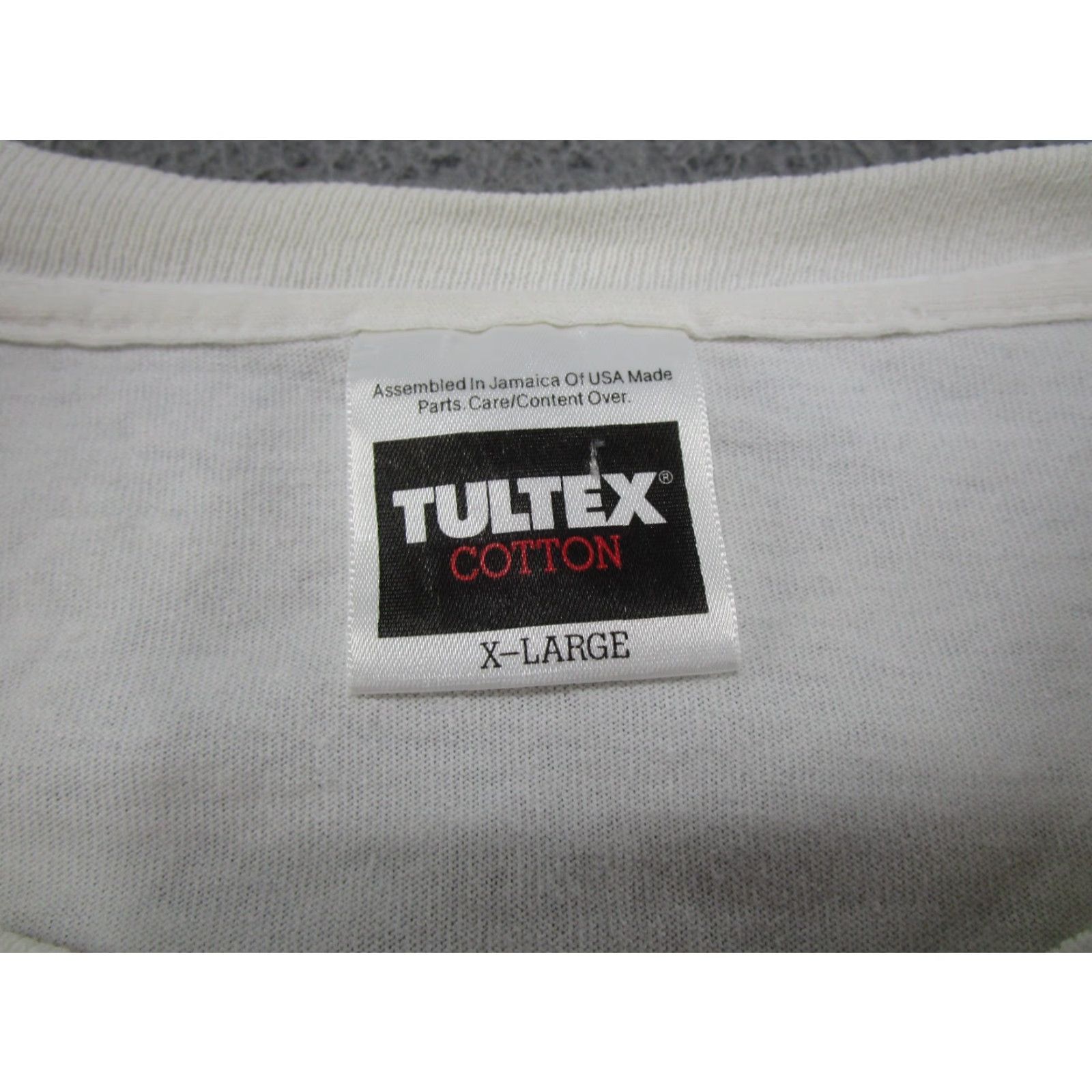 Tultex VTG 90s The Flintstones Fred Flintstone Shirt Double Sided Single Stitch XL Unisex Cotton Graphic Tee White 1990s Mens Womens Boys Girls Size US XL / EU 56 / 4 - 4 Thumbnail