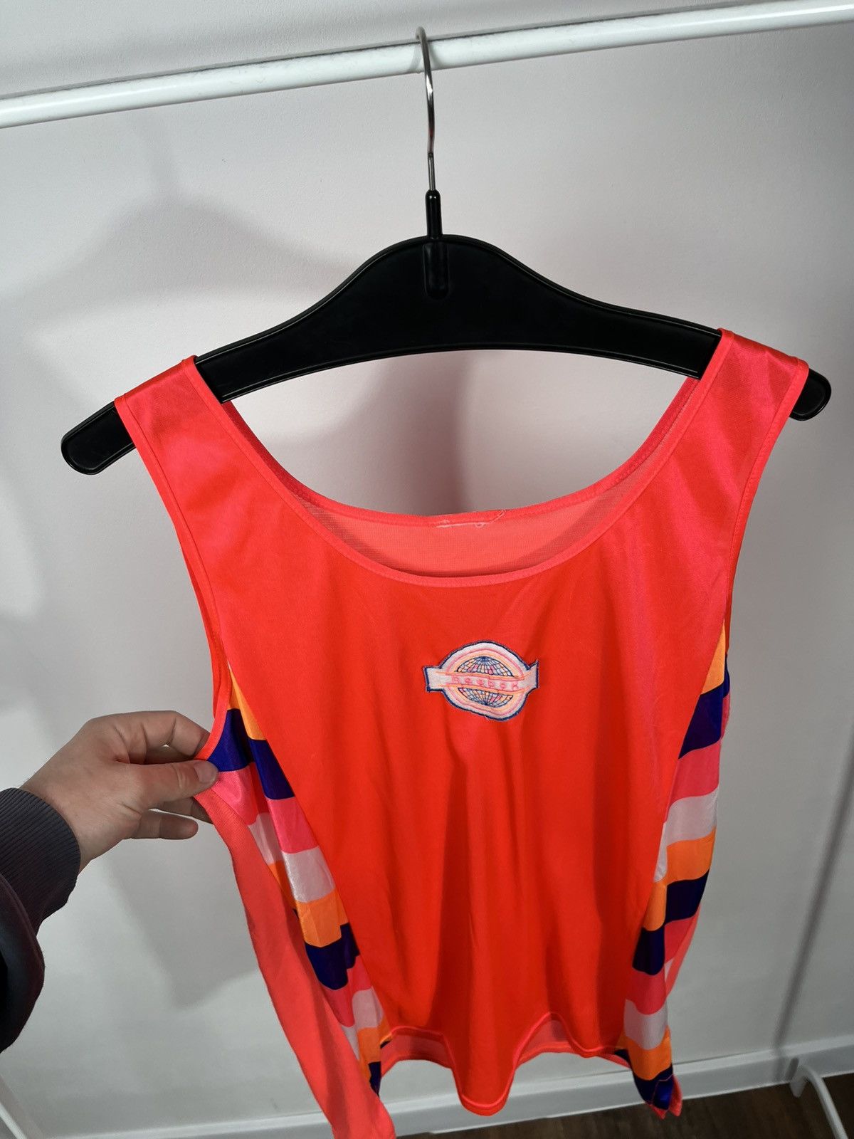 Reebok Vintage Reebok Women Running Tank Top Neon Bright Top Size M / US 6-8 / IT 42-44 - 10 Thumbnail