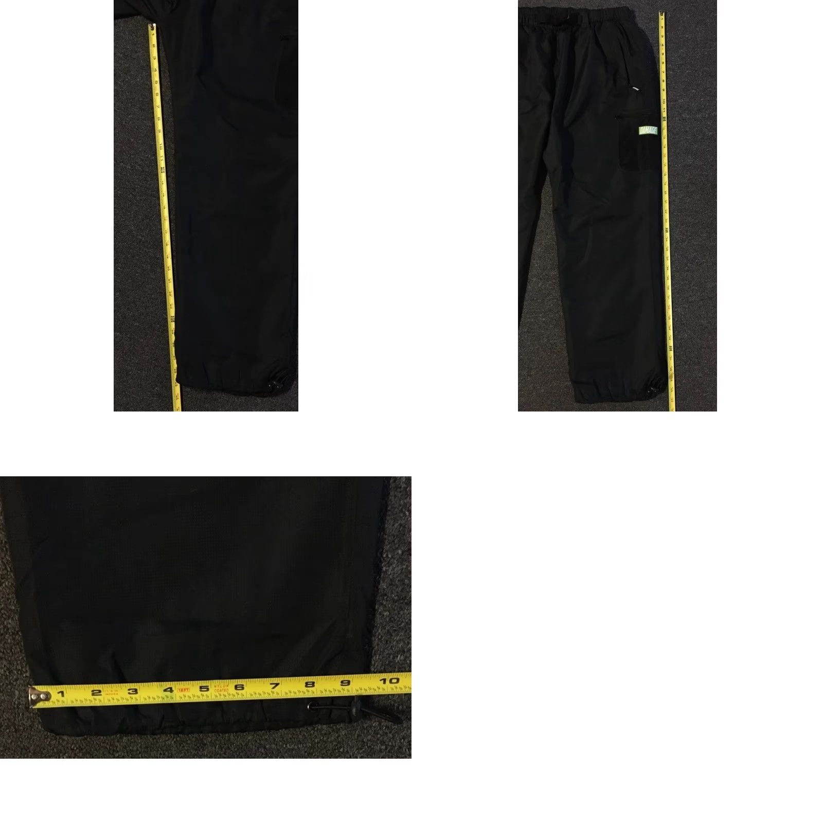 Vintage DAMAGE Track Pants XL Polar Skate Co Baggy Swishy Chinos & Khakis Black Men's Pants XL Reg Belted Pockets 80s 90s Skateboard Vintage Big Boy Size US 36 / EU 52 - 9 Thumbnail